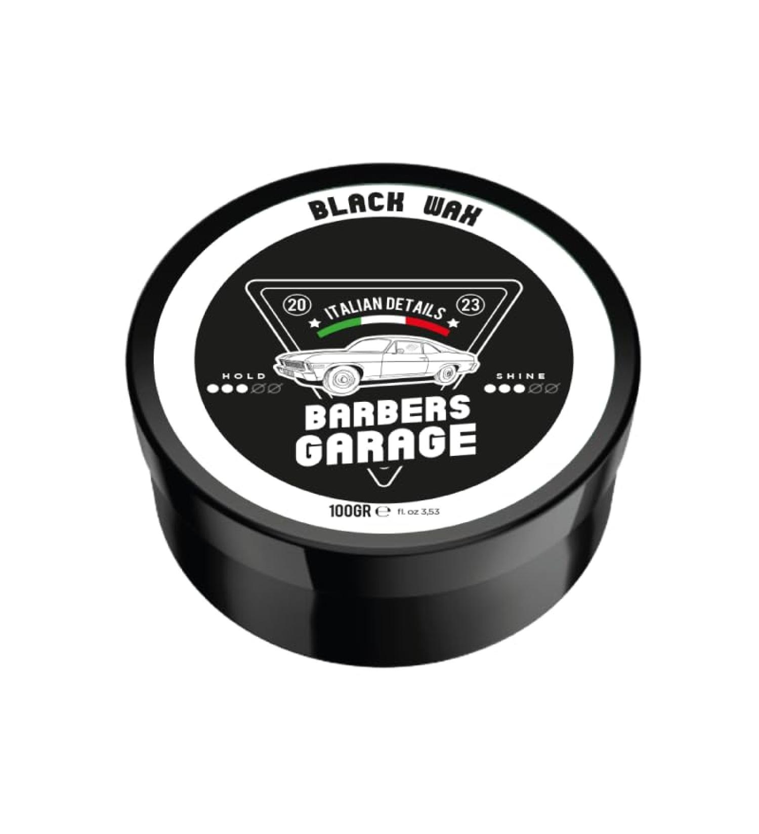 Veana Barbers Garage black hair wax against gray hair 100 g Italian details direct effect vegetable extracts provide intensive coverage full or partial - Buy Online on GoSupps.com