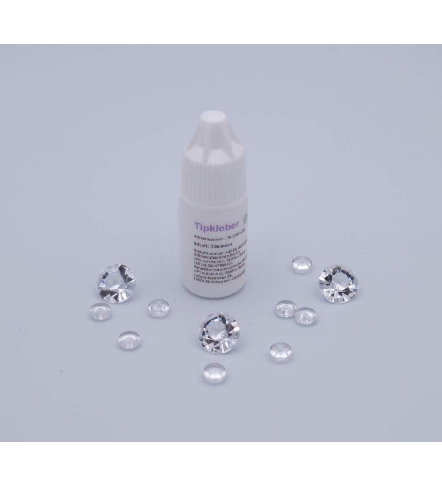 online-hut 10x Tip Glue 3g with dosing nozzle