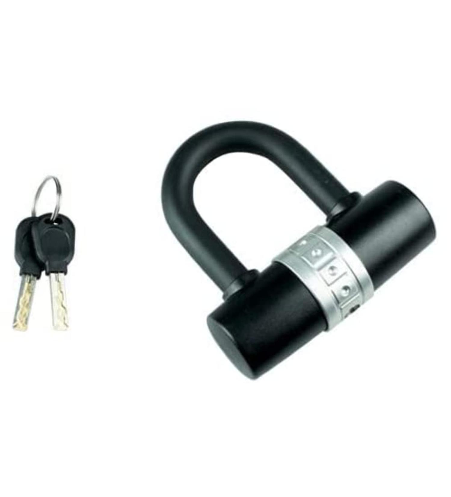 Burg-W chter 1471 U-ironing lock with key universal lock for chains and ropes theft protection ironing strength 14.0 mm 1480 HB 100/55 black
