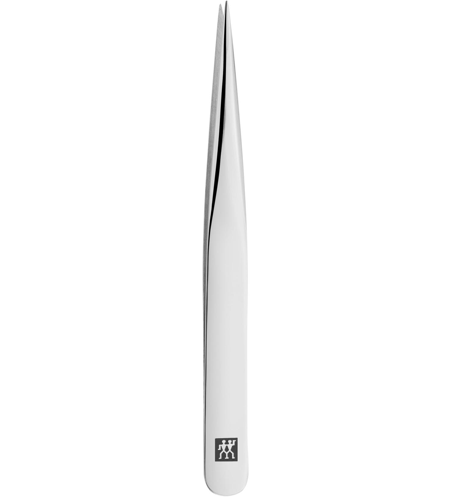 ZWILLING Stainless Steel Eyebrow Tweezers with Precision Tip | Silver Beauty Tool for Perfect Shaping - Buy Online on GoSupps.com