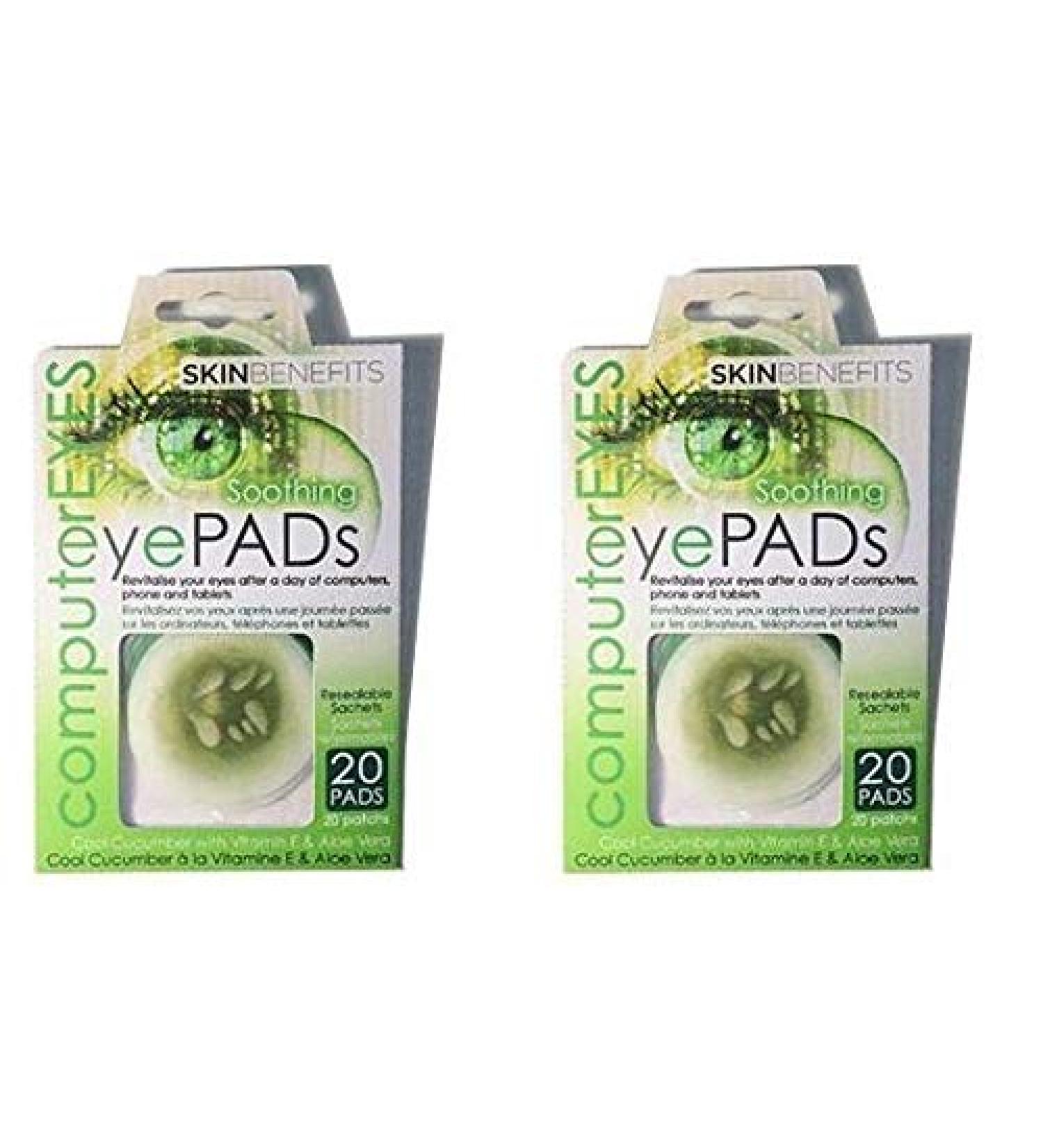 Computer Eyes - Cool Cucumber Eye Pads (2 Pack - 40 Pads)
