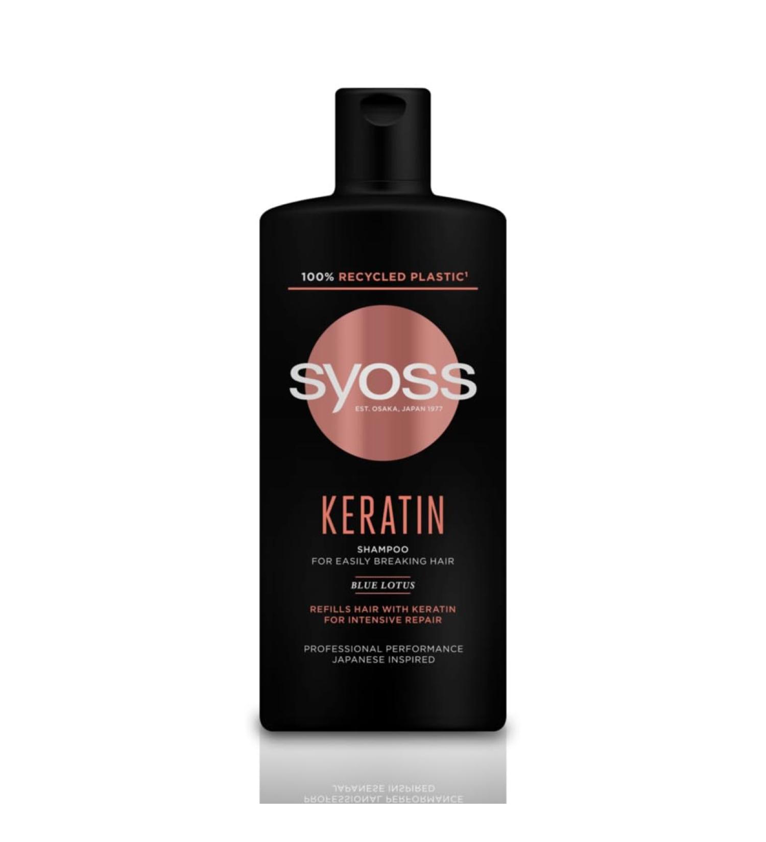 Syoss Keratin Hair Perfection Shampoo 16.9 fl oz - Nourish & Strengthen Hair | International Shipping Available - Buy Online on GoSupps.com