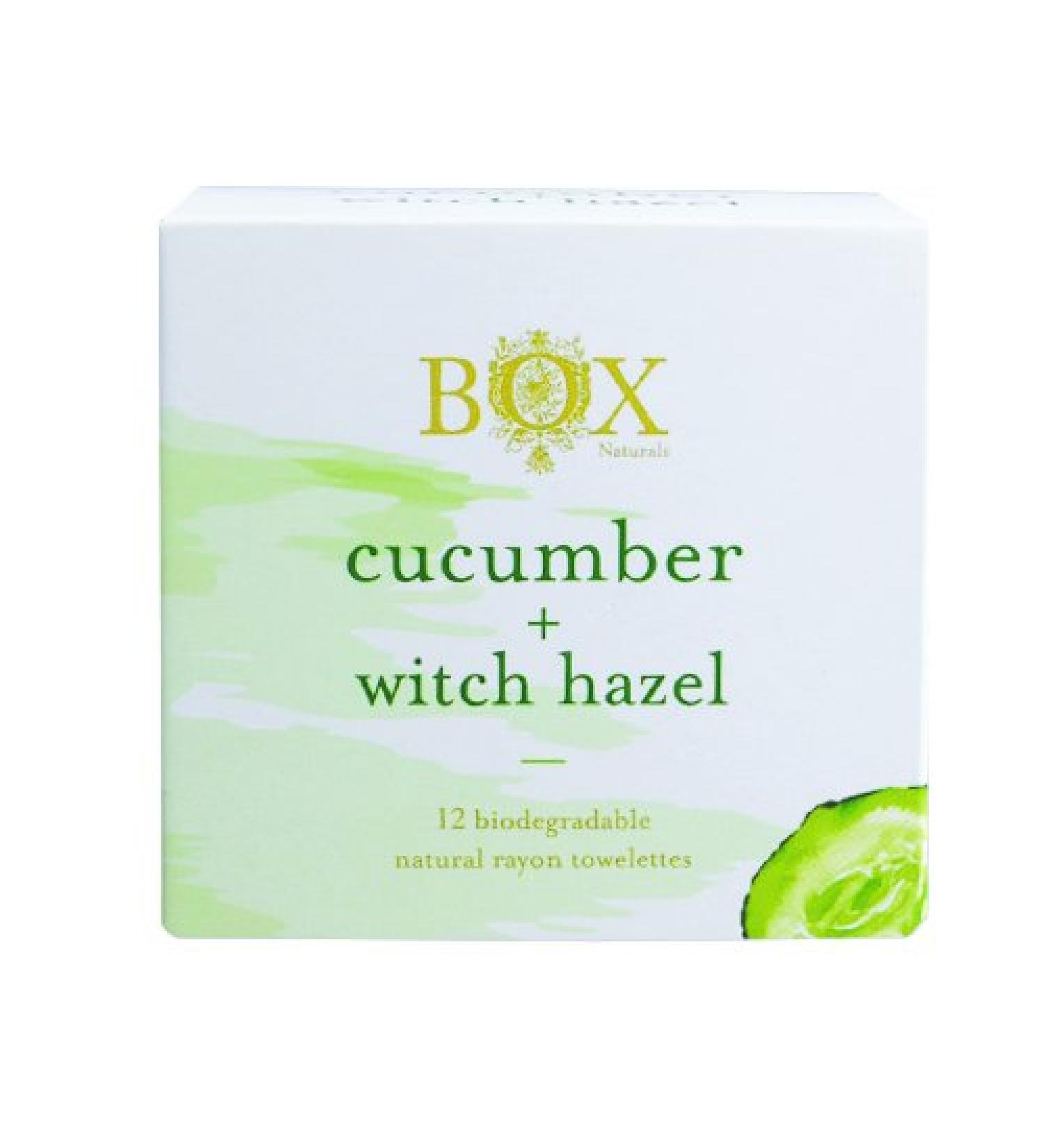 Cleansing Towelettes 12 Pack (Cucumber + Witch Hazel) | Refreshing Face & Body Wet Wipes for All Skin Types - Shop Internationally - Buy Online on GoSupps.com