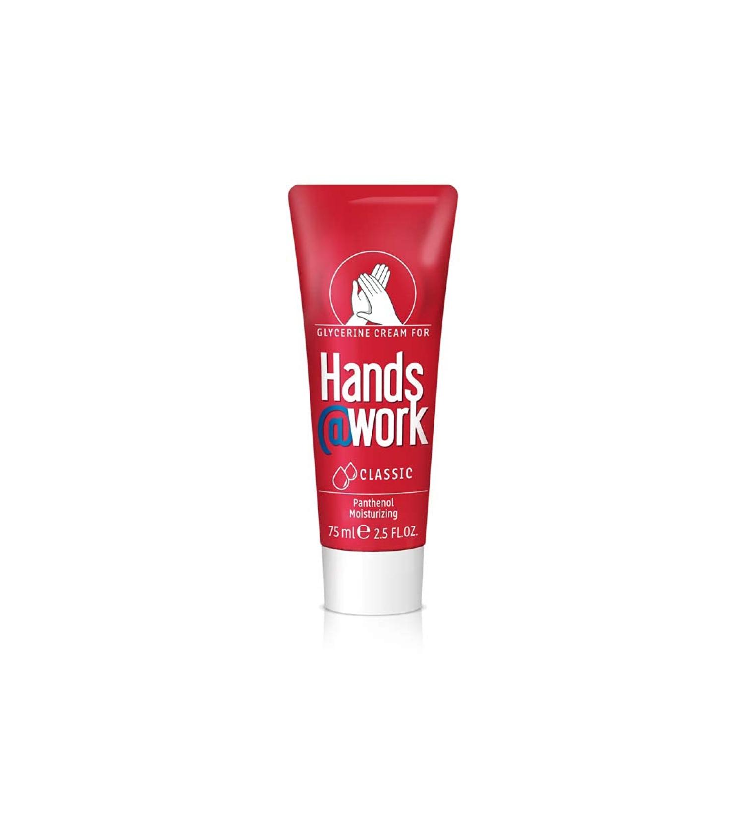 Hands Work Classic Formula Hand Cream with Glycerin & Panthenol - 75ml | Shop Now for Soothing Hydration Worldwide - Buy Online on GoSupps.com