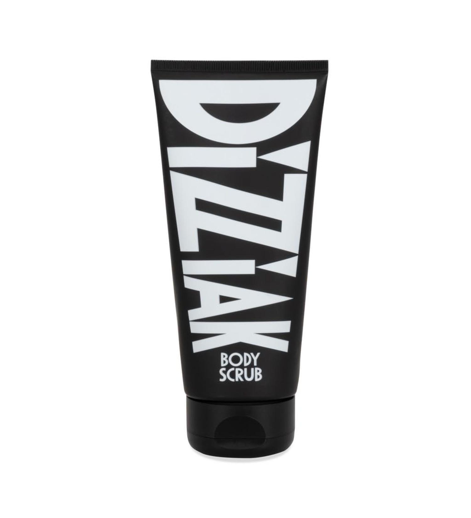 DIZZIAK Exfoliating Body Scrub 200ml Vegan Exfoliatior and Gentle Rice Hull Polish for Brighter Skin - Hydrating Babassu Oil & Glycerin Moisture-Locking Sugar Beet & Coconut - Buy Online on GoSupps.com