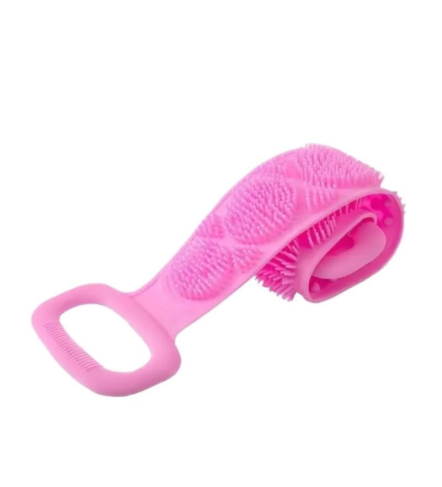 Bath Sponge Body Silicone Brush Scrub Body Exfoliation Sponge Brush Bathroom Shower Back Brush Sponges Bath (Color : Pink) - Buy Online on GoSupps.com