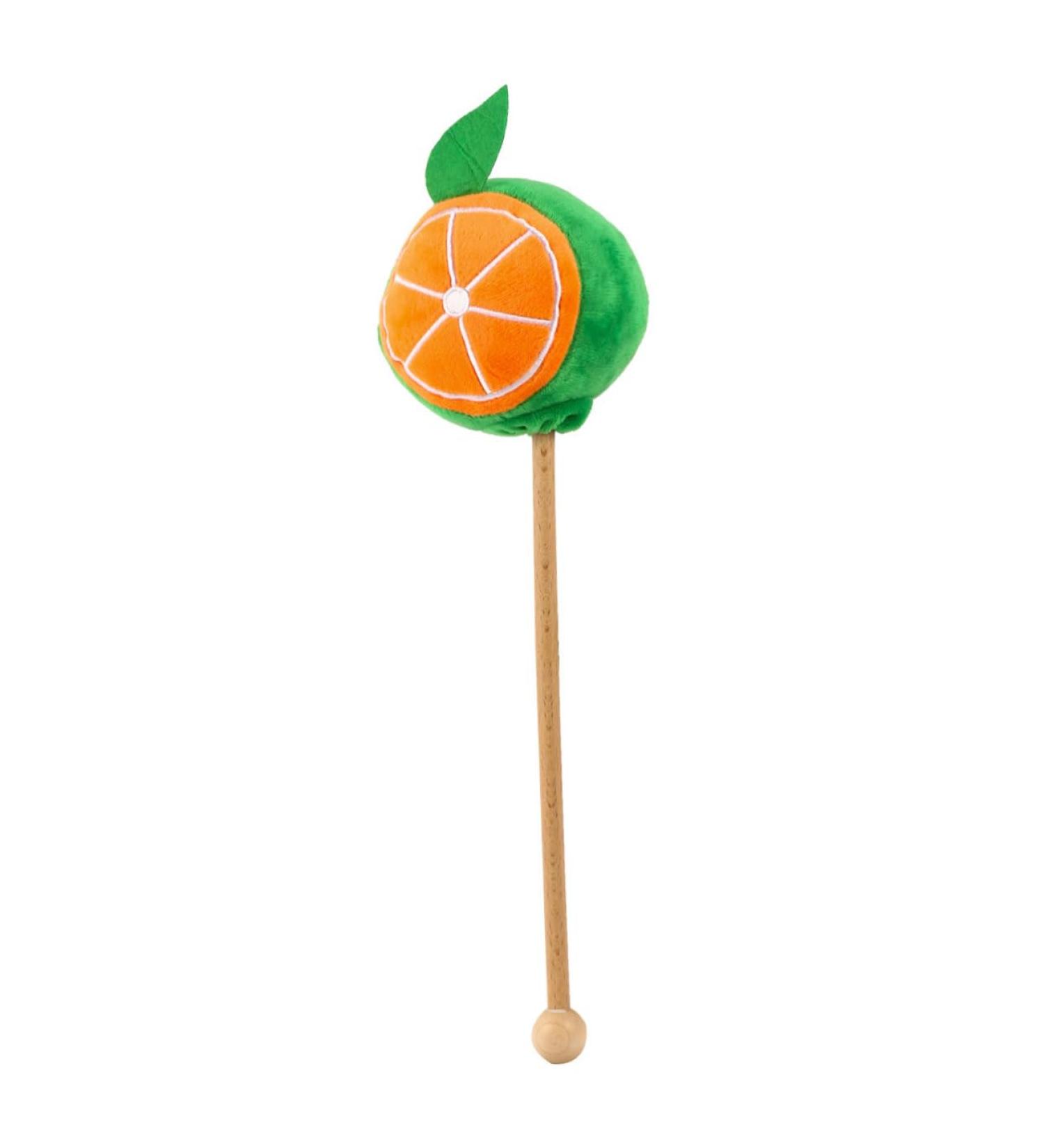 Warmhm Plush Hammer Massage Device - Manual Percussion Back & Neck Massager Tool - 25x12cm Orange | International Shipping - Buy Online on GoSupps.com