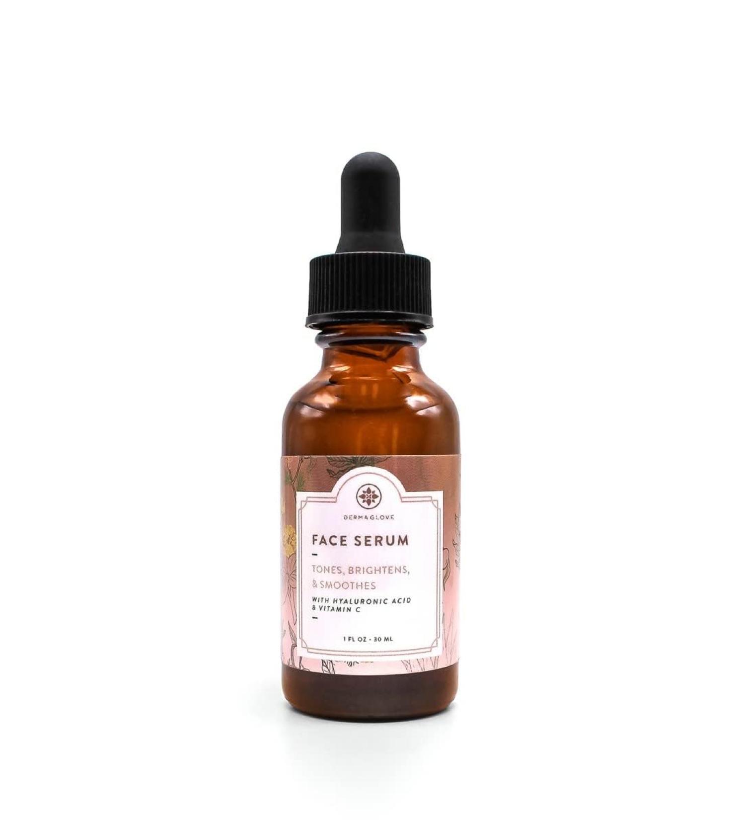 All-Natural Face Serum with Hyaluronic Acid & Vitamins A C E - Youth Restoring & Brightening for All Skin Types - 1 oz - Buy Online on GoSupps.com
