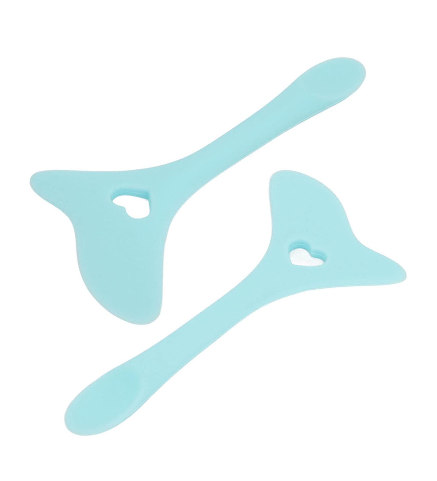 Silicone Eyeliner Winged Aid Tool Eyelash Eyeshadow Eyeliner Stencils Easy Makeup Tool for Lipstick Wearing Aid Face Cream Mask Applicator Beginners(Blue) - Buy Online on GoSupps.com