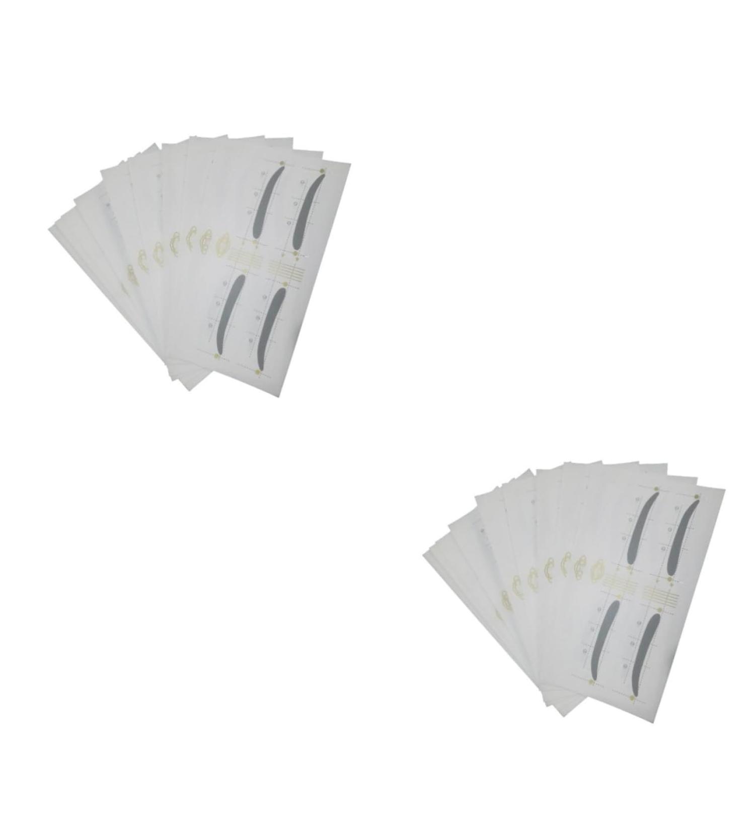 Beavorty 24 Pcs 48 Easy Eyebrow Stencil Eyebrow Shaping Stencils Eyebrow Makeup Tools Card - Buy Online on GoSupps.com