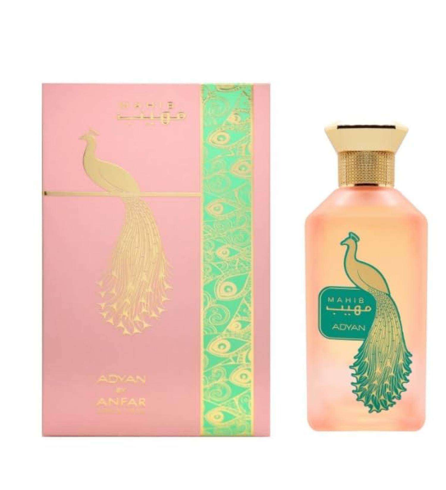 Adyan Mahib 100ml I Unisex Fragrance with Pear Bergamot Fruits Rose Ylang-Ylang Gardenia White Musk Sandalwood Jasmine Amber Musk I Captivating Scent for Men and Women I - Buy Online on GoSupps.com