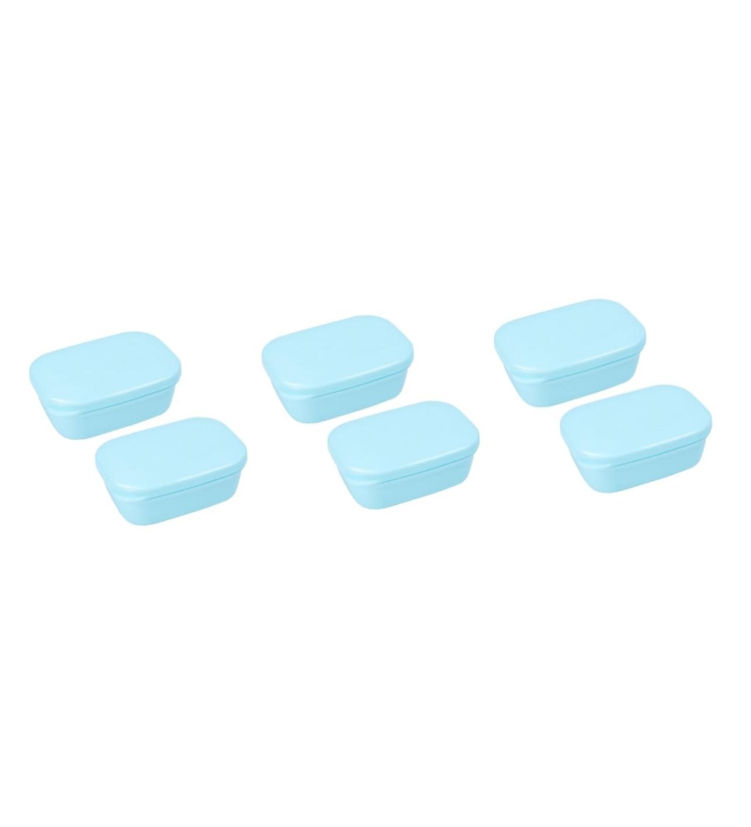 Ciieeo 6 Pcs Bathroom Soap Holder Soap Dish with Drain Soap Storage Case Soap Container Sponge Soap Shower Soap Holder Soap Dish for Shower Soap Case Storage Box Travel Rectangle - Buy Online on GoSupps.com