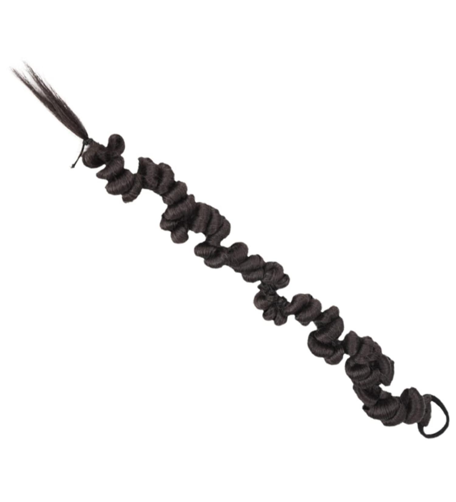 Ipetboom Braid Wigs Wig Braid Ponytail Gabor Wigs for Women Braided Ponytail Women Hair Extensions Braid Wig Hair Extensions for Braids High Temperature Wire Personality Women's Extend 75X8CM Black - Buy Online on GoSupps.com