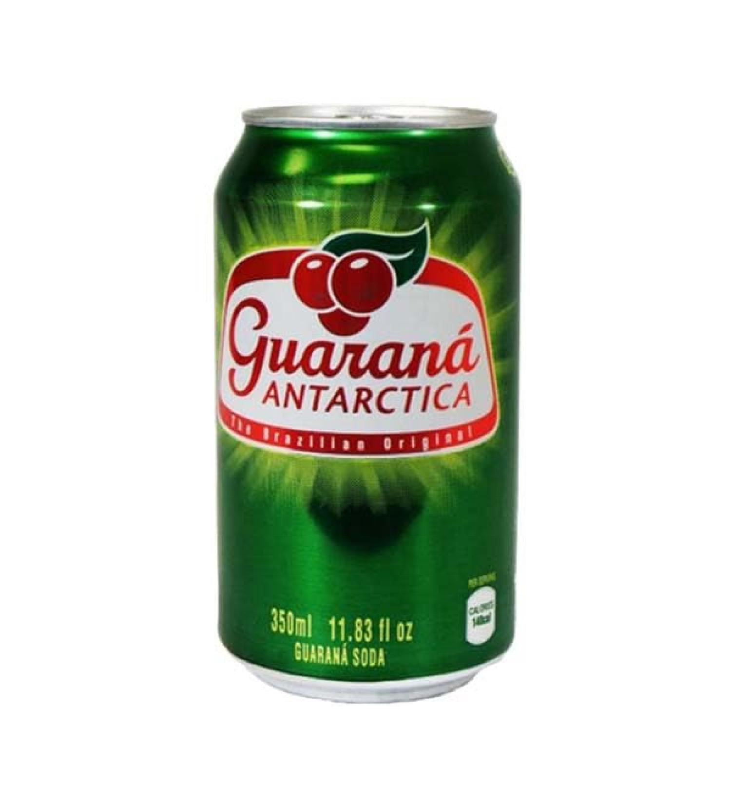 Guaran Antarctica Soda Cans 330ml (24 x 330ml Cans) Guarana 24 x 330ml Cans