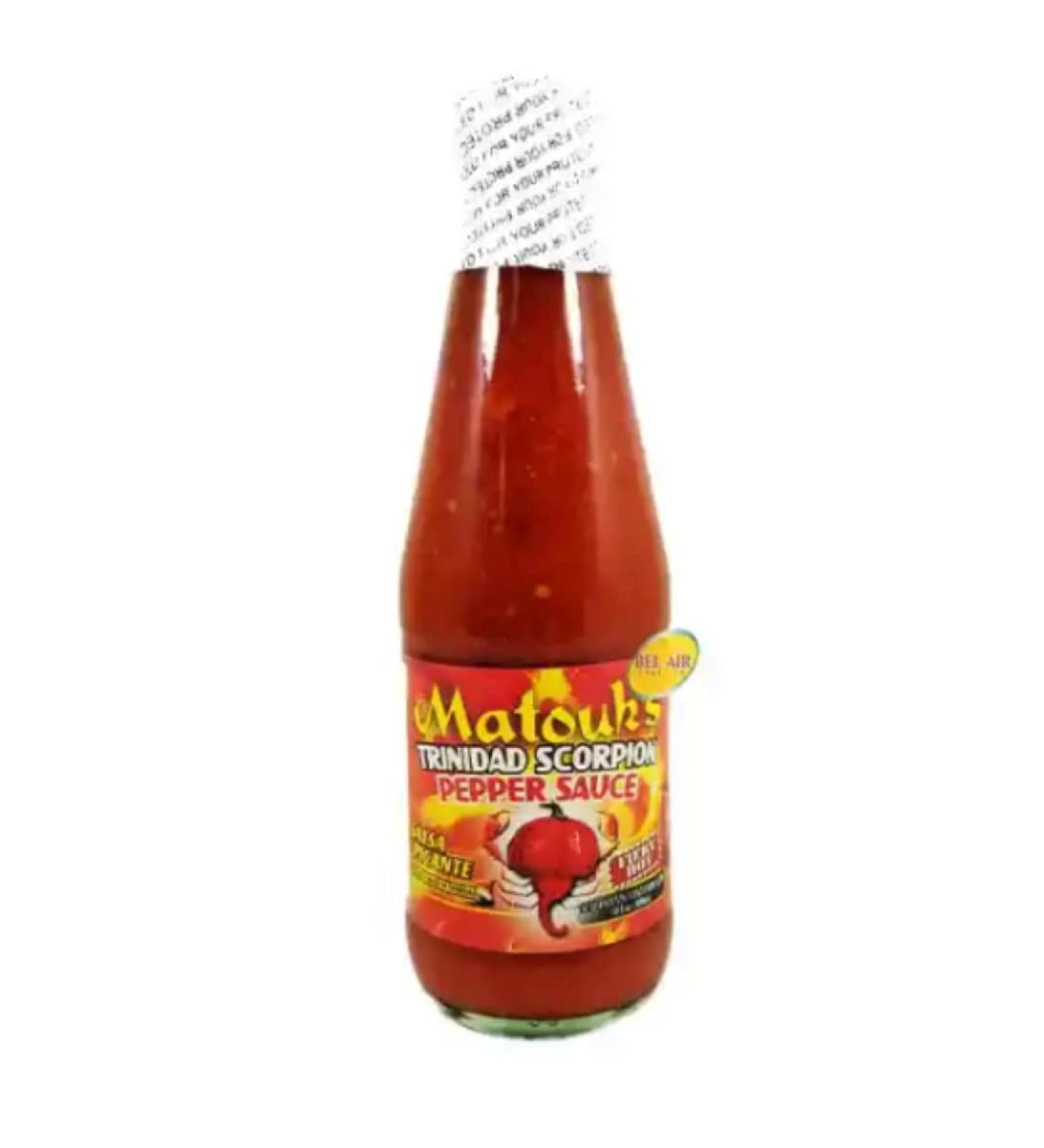 2 x Matouks Scorpion Pepper Sauce 6 x 300ml