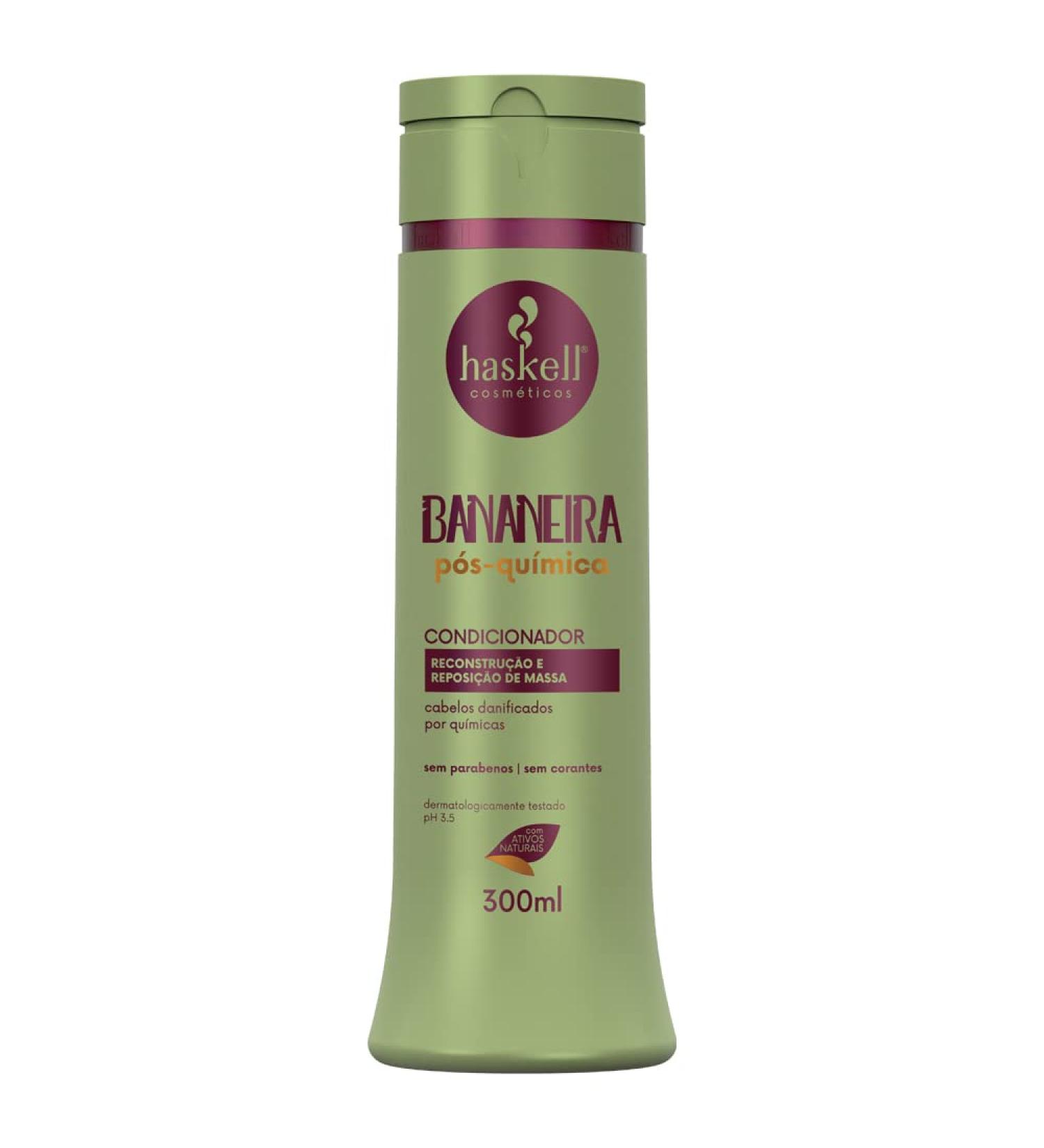 Haskell Linha Bananeira Post Chemical Conditioner 300ml - Nourish & Repair Hair | Banana Tree Collection - Buy Online on GoSupps.com