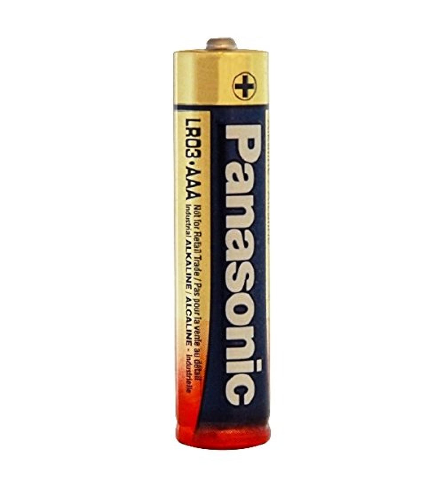 24 Pack Panasonic - AAA - Alkaline Battery - Industrial Grade - Bulk Pack