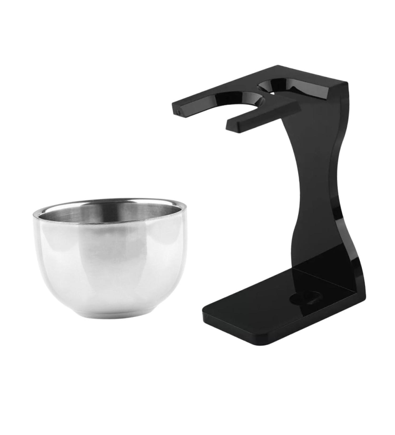 Skisuno Men's Razor Set Gift - Stainless Steel Razor Brush & Stand for Father's Day | Premium Shaving Kit - Buy Online on GoSupps.com