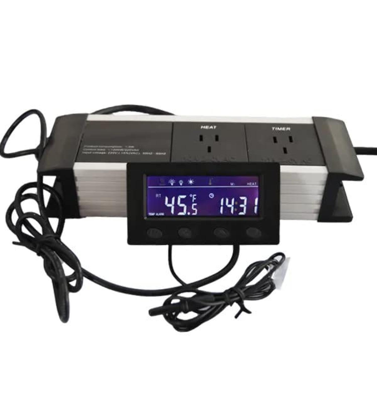 Digital LCD Pet Reptile Temperature Control Thermostat For Snake Tortoise Lizard Reptile Paludarium Vivarium Aquarium Terrarium