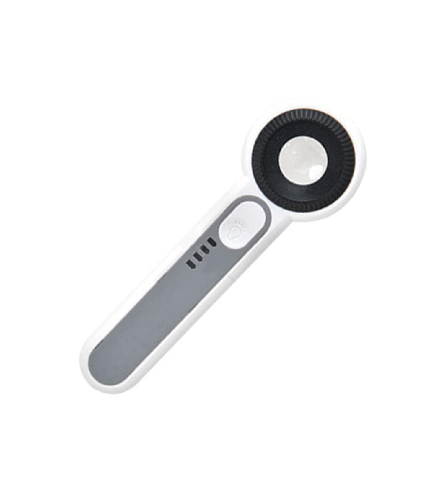 Glass With LED Lights 30X Glass Lens Handheld Illuminated Magnifier Reading Glass For Seniors 21mm - Buy Online on GoSupps.com