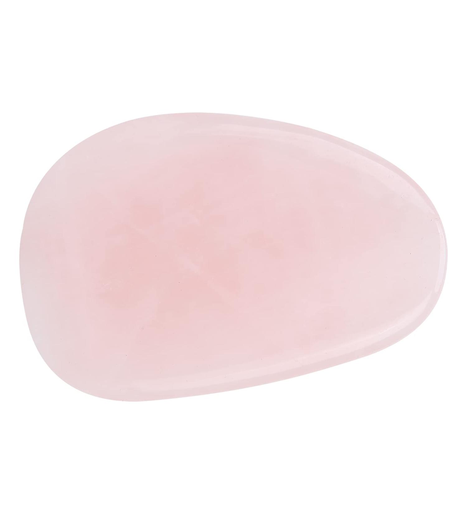 Premium Rose Quartz Gua Sha Tool - Travel-Friendly Face Scraping Massage Tool for Radiant Skin - Buy Online on GoSupps.com