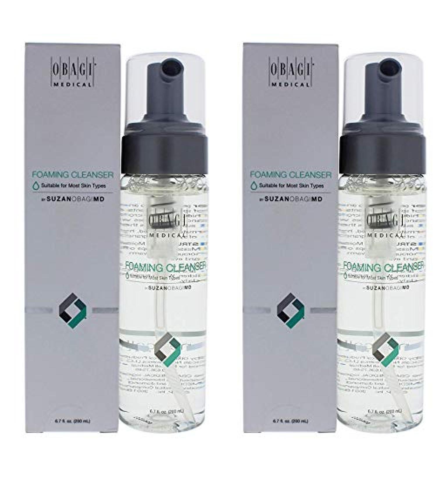 Obagi Medical SUZANOBAGIMD Foaming Cleanser 6.7 fl oz. 6.7 Fl Oz (Pack of 2)
