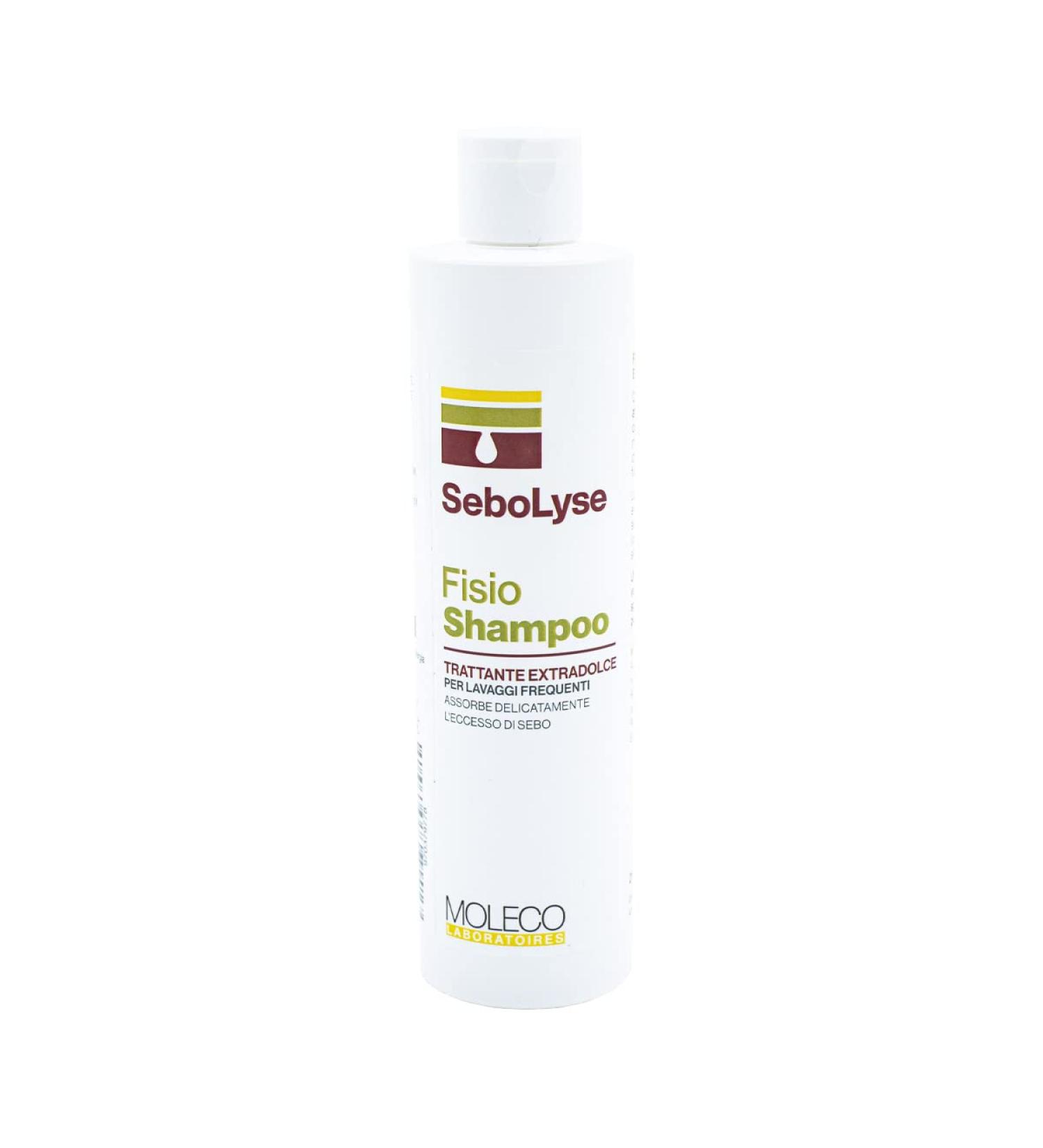  MOLECO LABORATOIRES Srls SeboLyse Fisioshampoo extra-soft treated shampoo absorbs excess sebum and protects the hair. Made in Italy. - Buy Online on GoSupps.com
