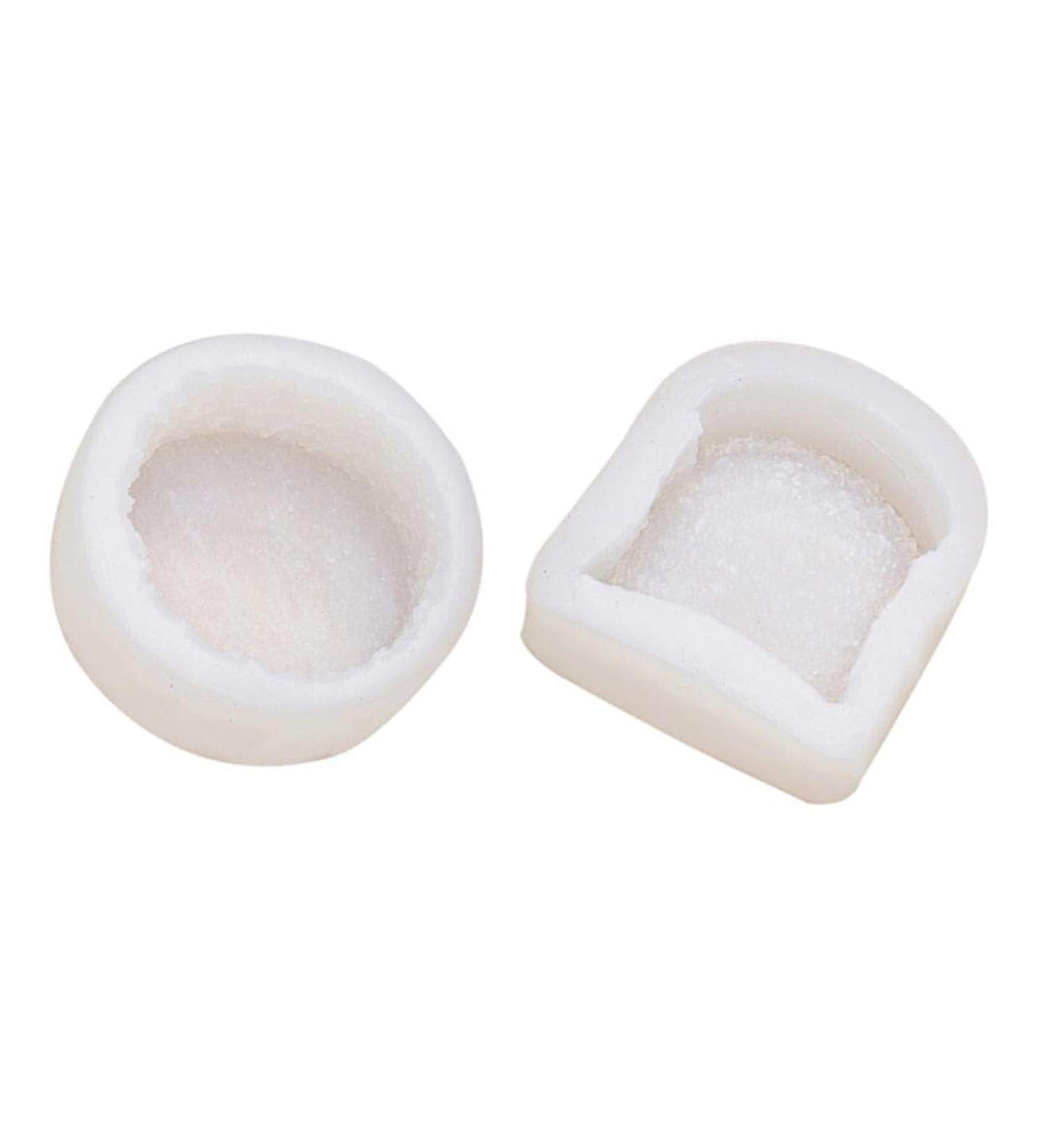 OUNONA 2pcs Cake Mold Mini Ice Cream Muffin Baking Creative Cake Making Molds Mini Silicone Molds Silicone Candy Mold Aroma Candy Molds Cookie Stencils White Cake Pie Silica Gel Egg Tart White 9X8X2.6CM - Buy Online on GoSupps.com