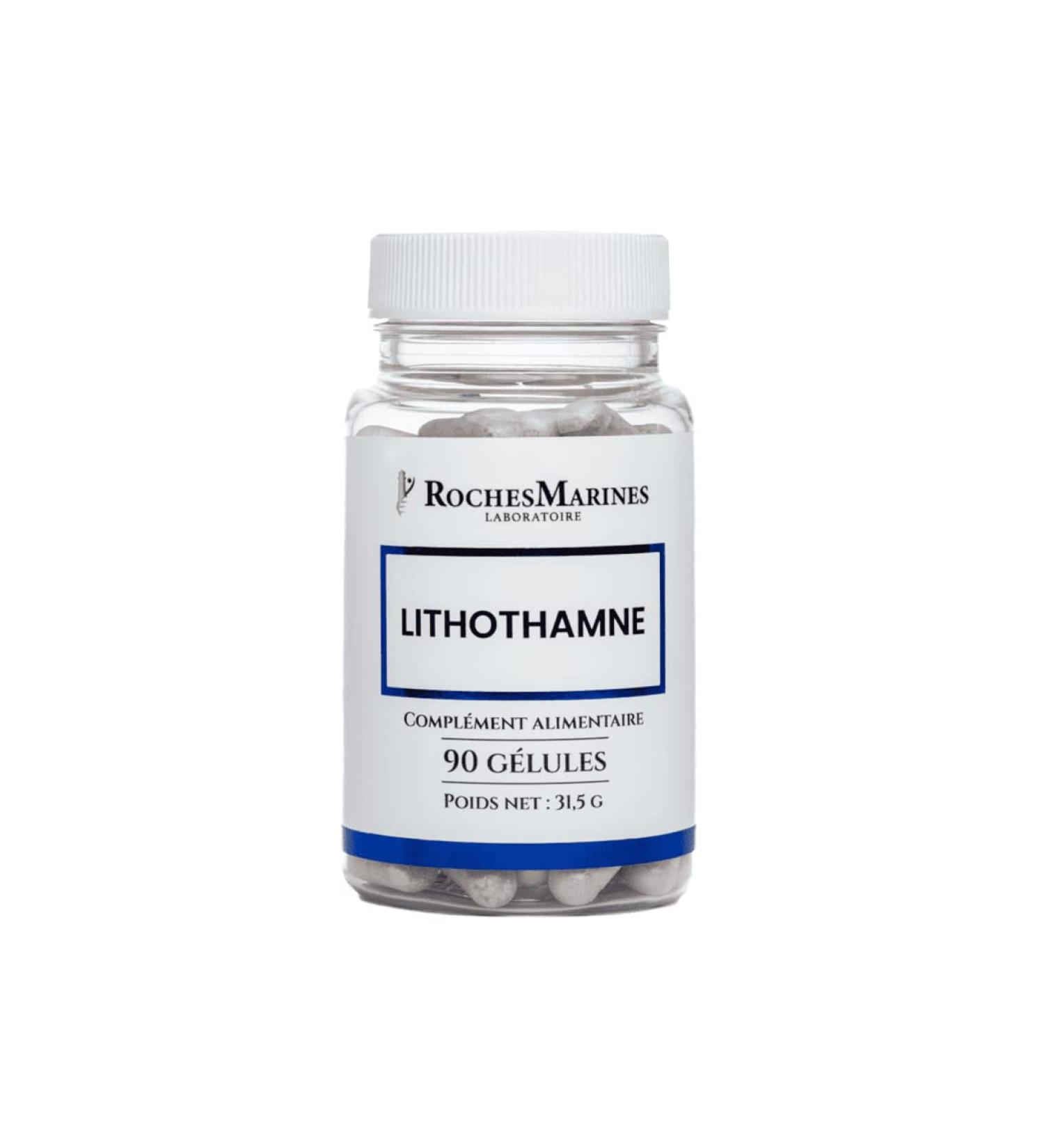 Roches Marines - Lithothamne - Bone Comfort - Calcium Supplement - Acid-Base Balance - 90 Capsules - Developed in France - Buy Online on GoSupps.com