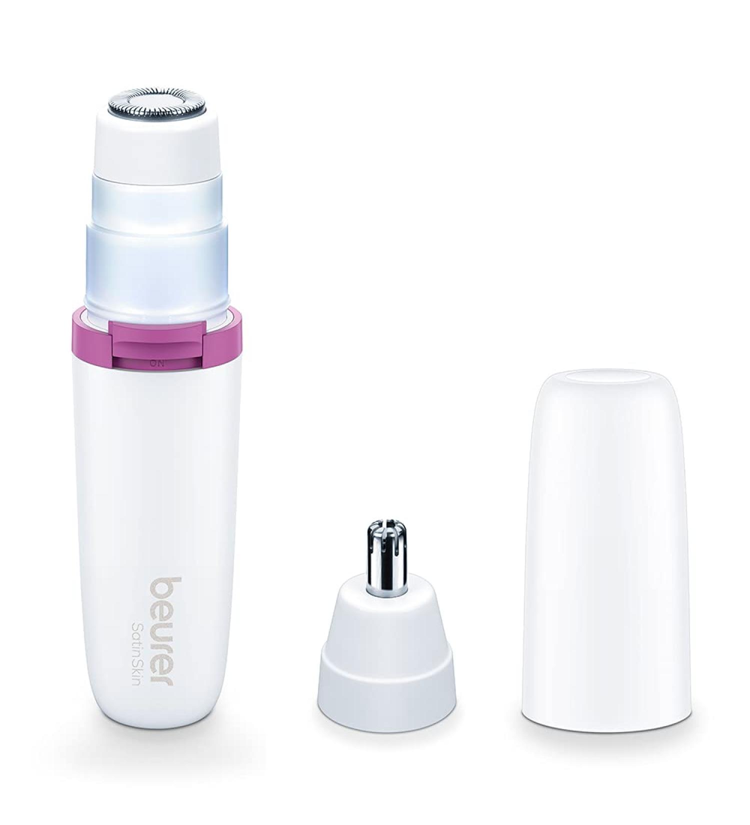 Beurer HL 16 Facial Razors - Electric Hair Remover for Women | Remove Facial Nose & Ear Hair Shape Eyebrows | Quick & Easy On-the-Go - Buy Online on GoSupps.com