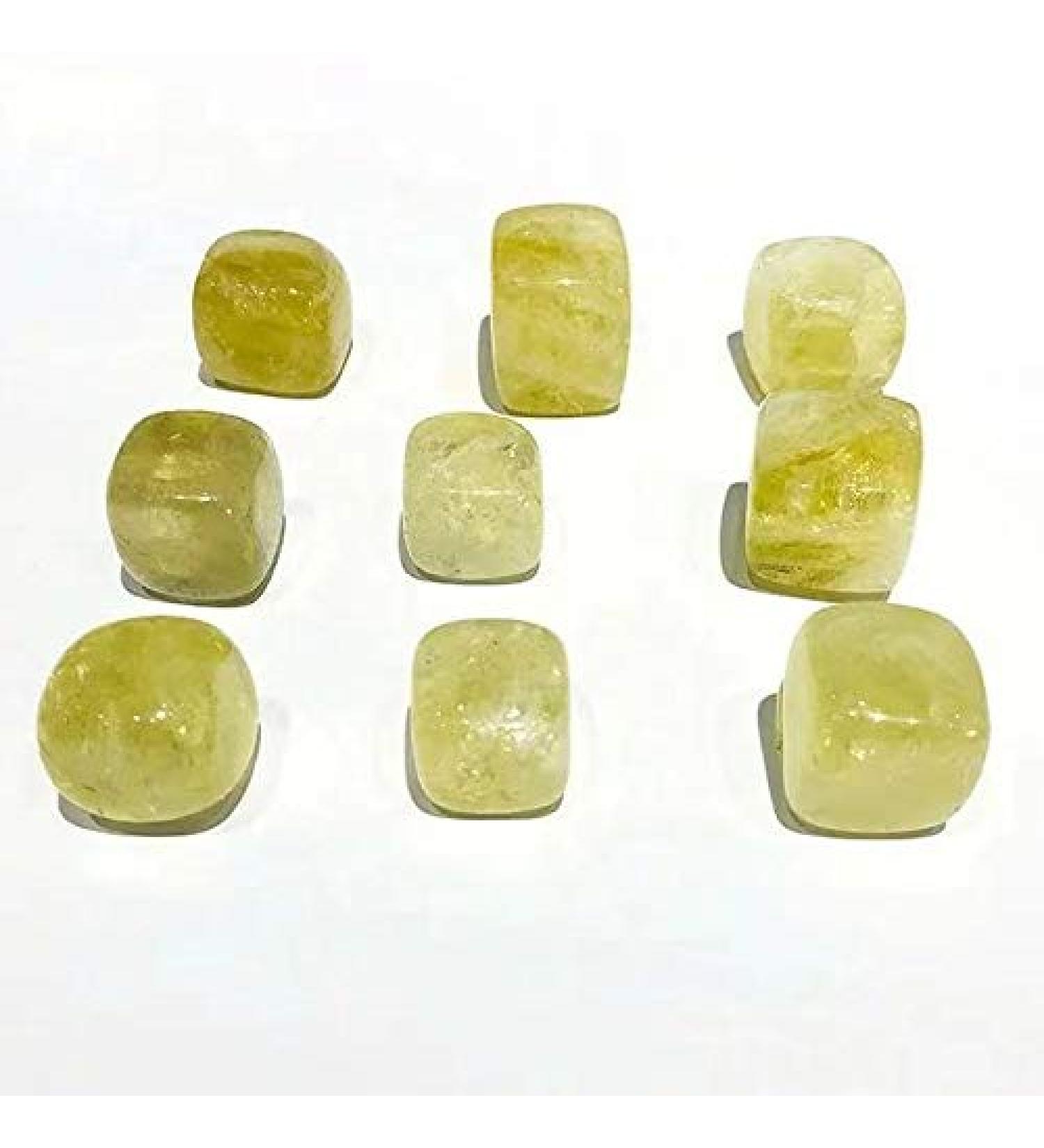 Natural Yellow Quartz Crystal Cube Citrine Tumbled Stone Crystal 9pc Obelisk - Buy Online on GoSupps.com