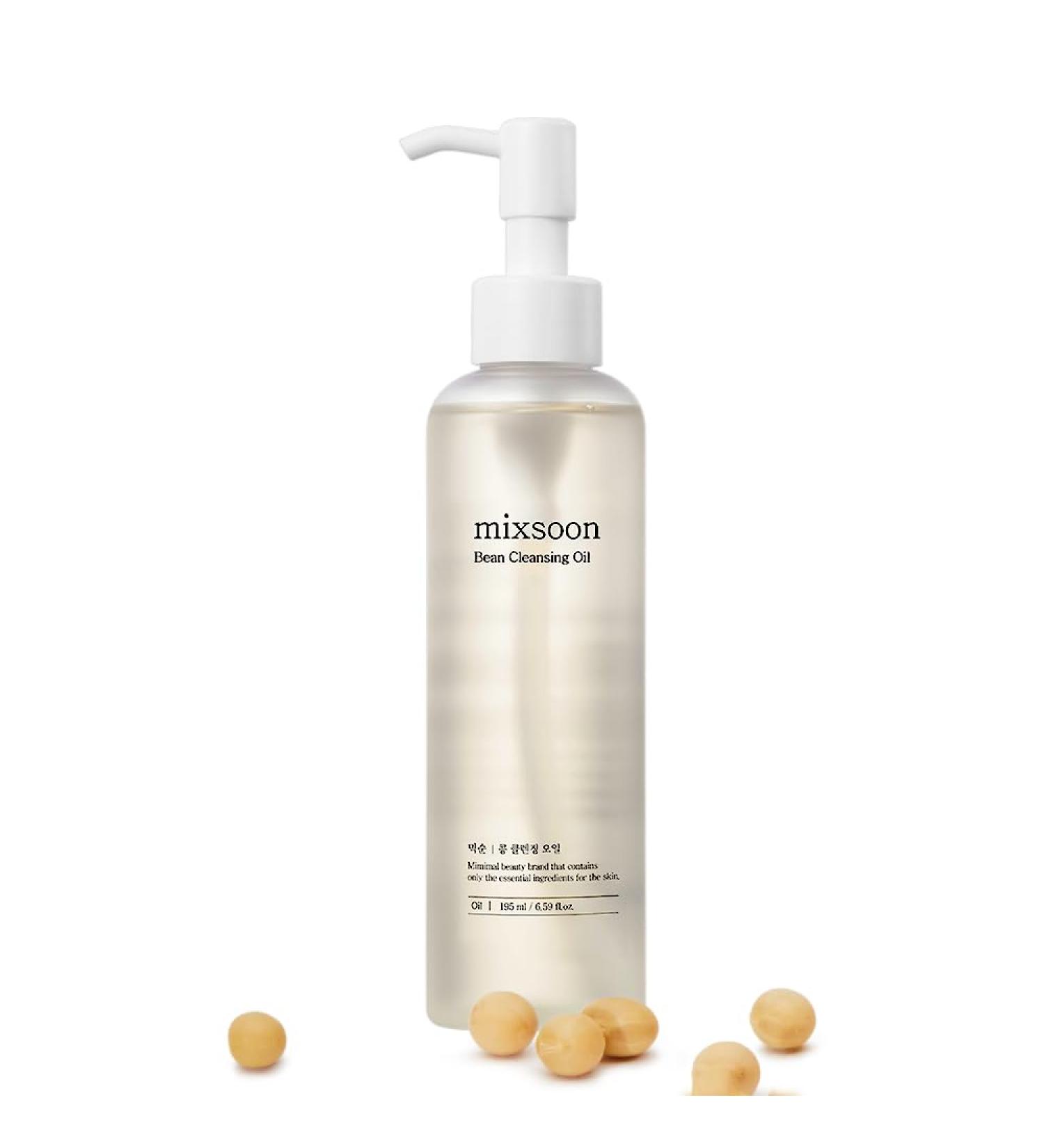 Mixsoon Bean Cleansing Oil - 6.59 fl oz (195ml) | Gentle Makeup Remover for All Skin Types | International Shipping Available - Buy Online on GoSupps.com