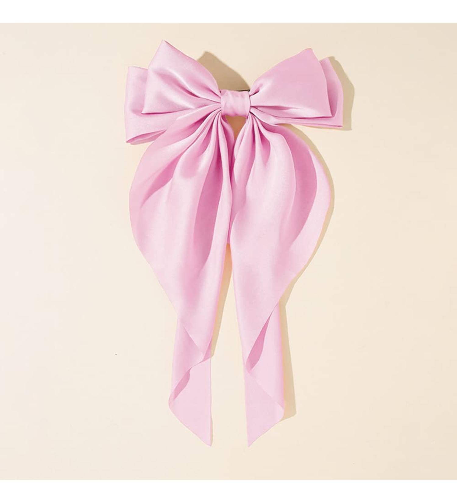 Duories Large hair clip 40cm long elegant fabric hair loop clip hair pin loop women hair clips hair clip hair clip hair accessories for women girl thick hair thin hair light pink