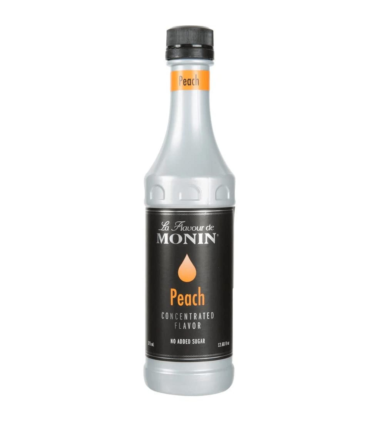 Monin Concentrated Flavours - Peach No Added Sugar syrup 375ml - Buy Online on GoSupps.com