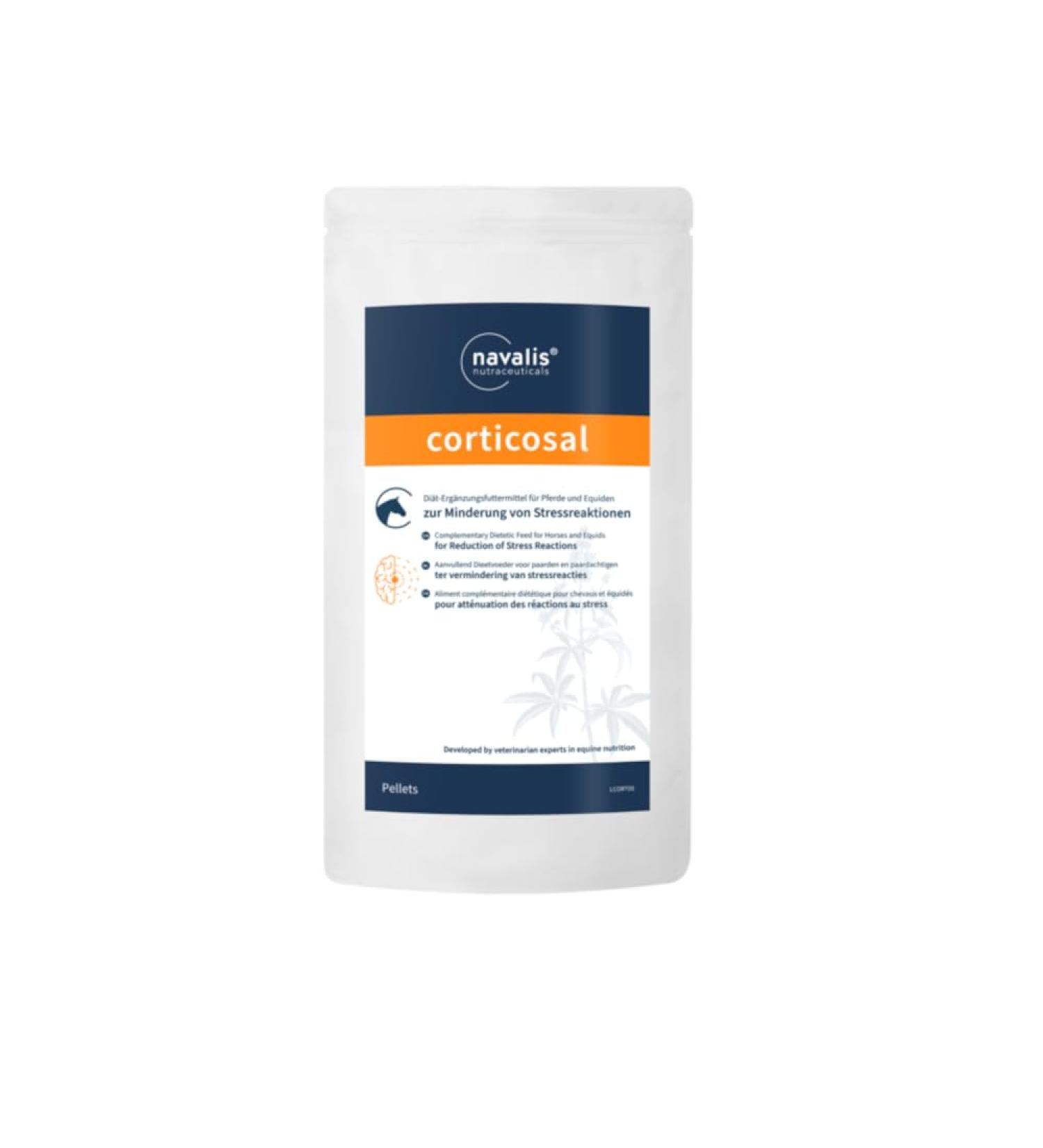 navalis Corticosal Pellets | 1 kg | Feed supplement for horses with PPID | To support metabolism and compensate for imbalances | For stress reactions - Buy Online on GoSupps.com