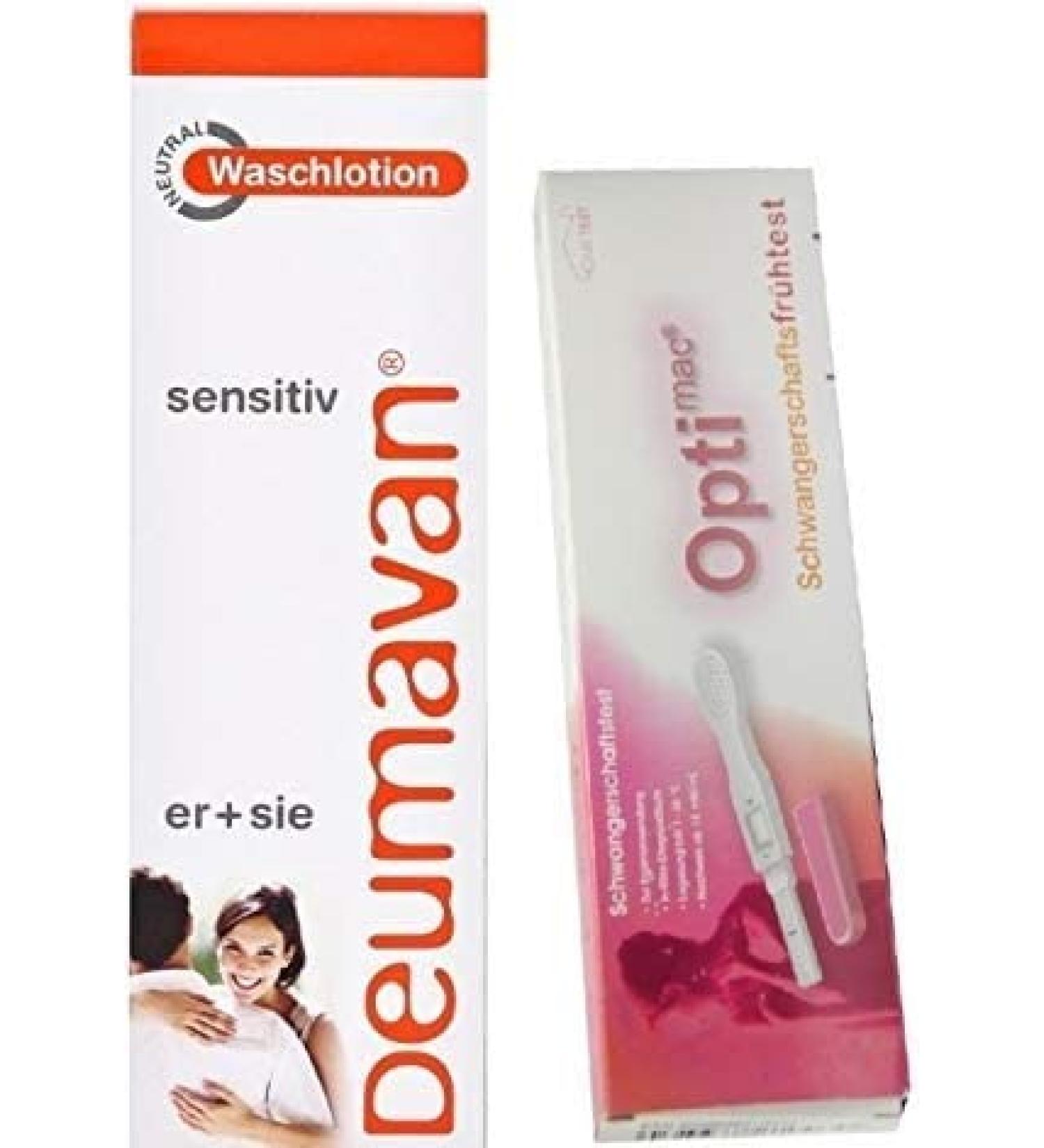 Deumavan Washing Lotion Sensitive Neutral 3x 200ml + FREE Early Pregnancy Test