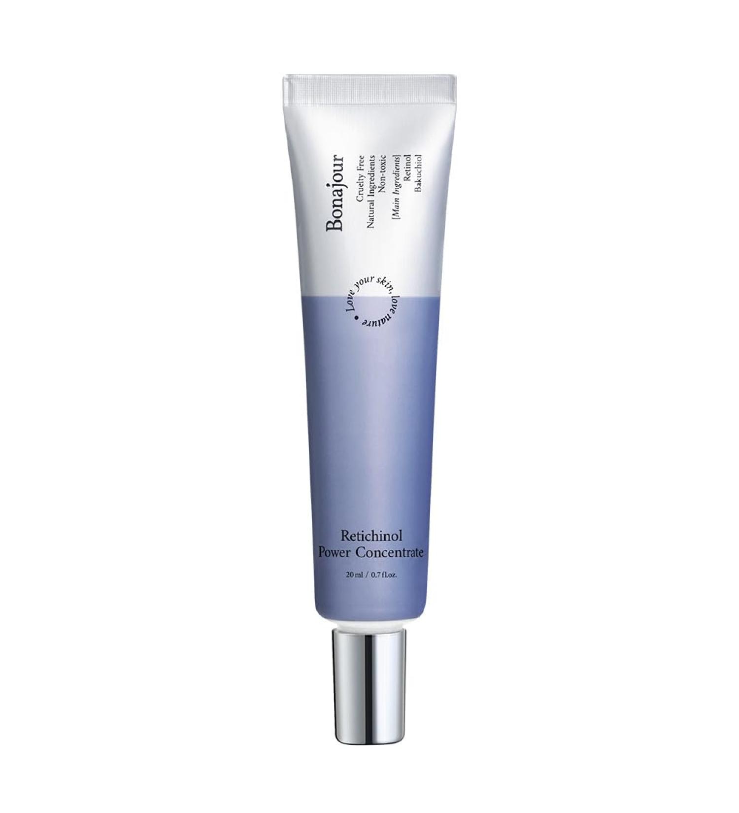 Buy BONAJOUR Retichinol Power Concentrate - Anti-Aging Cream with Retinol & Bakuchiol | Target Wrinkles Pores & Hyperpigmentation - 0.7 fl. oz - Buy Online on GoSupps.com