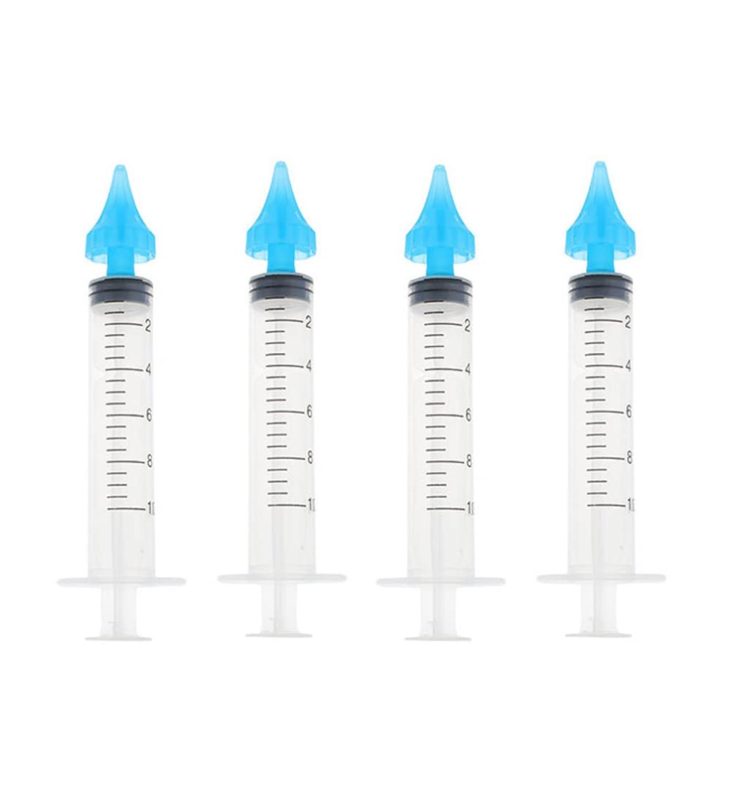 Healeved Ear Wax Removal Syringe Kit - 4Pcs Ear Cleaning Washer for Adults and Kids 10ML - Buy Online on GoSupps.com