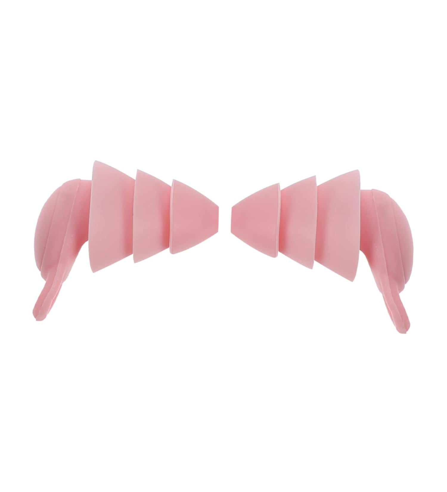 FRCOLOR Anti Noise Sleep Ear Buds - Soft Silicone Noise Cancelling Swimming & Travel Earbuds - Pink Color - Buy Online on GoSupps.com
