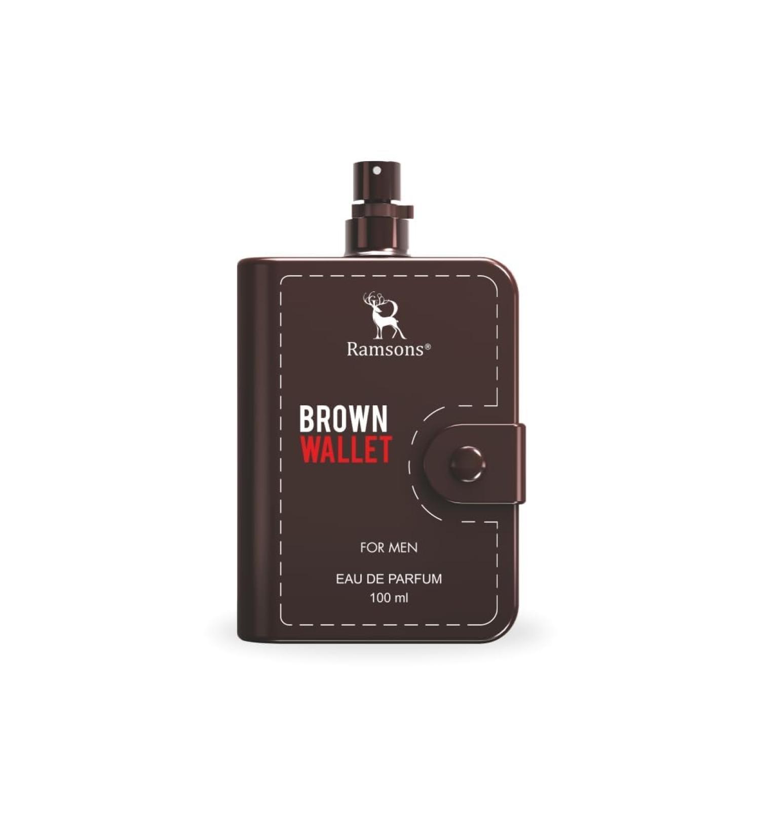 Ramsons - BROWN WALLET Eau De Parfum | 100 ML |Perfume For Men | TN - Pineapple Bergamot Orange Aquatic Grapefruit | MN - Cardamom Coriander Lilly Jasmine | BN - Musk Sandalwood Vanilla - Buy Online on GoSupps.com