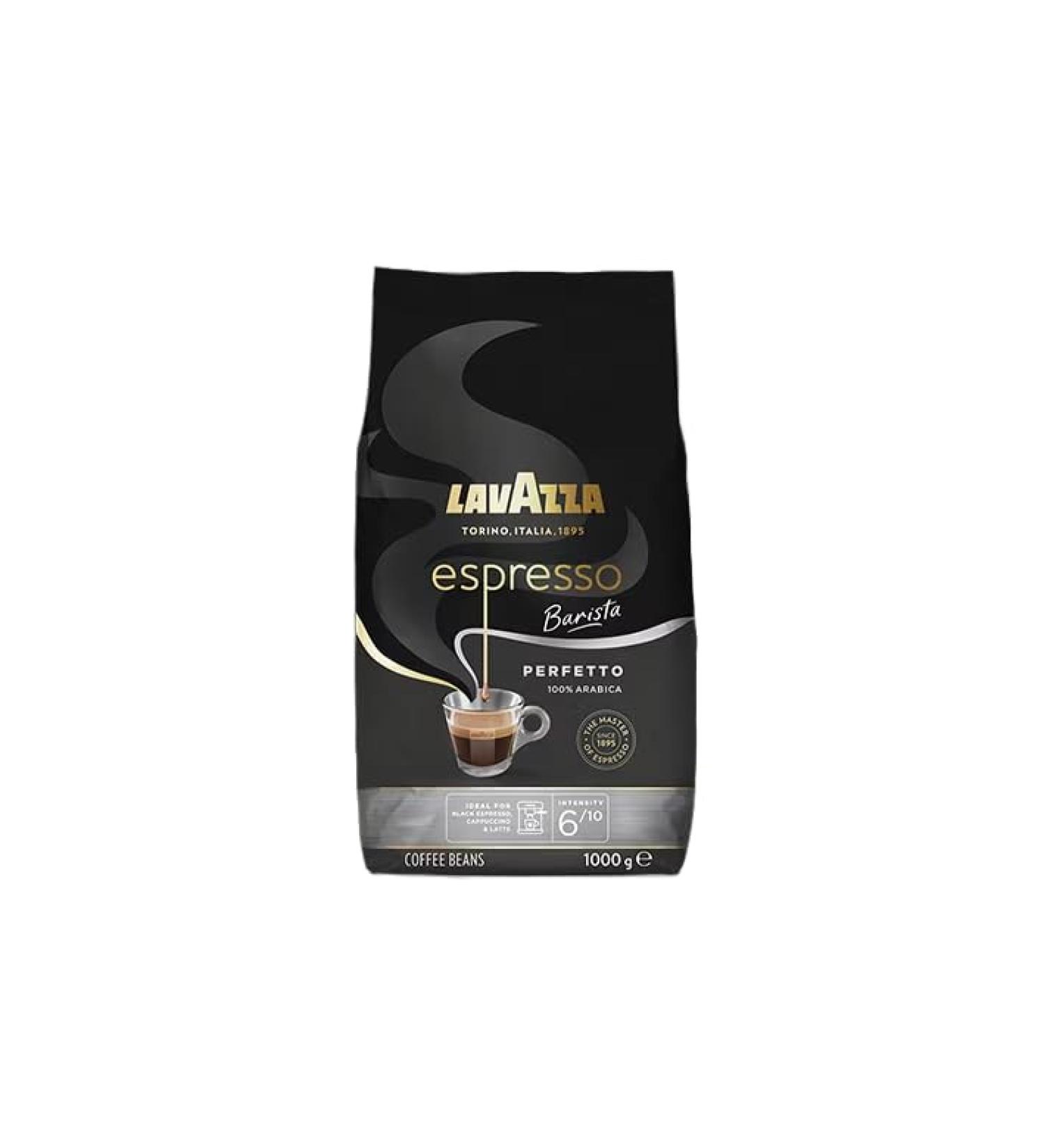 Lavazza Barista Perfetto Arabica and Robusta Drum Roast Coffee Beans 1 Kg Pack of 6 - Buy Online on GoSupps.com