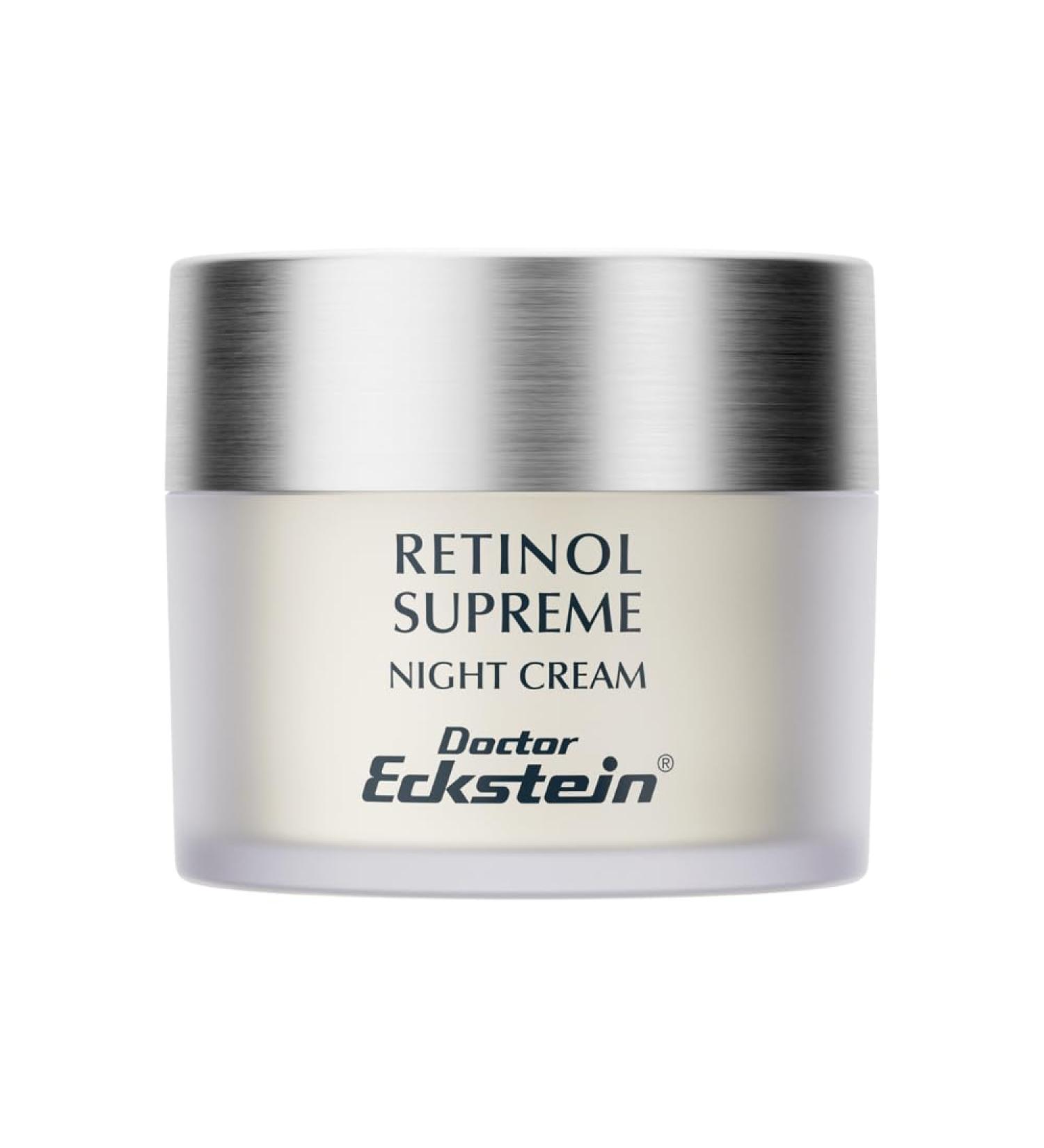 Doctor Eckstein Doctor Eckstein Retinol Supreme Regenerating Night Cream with Vitamin A Anti-Ageing for Radiant Complexion Vegan 50 ml