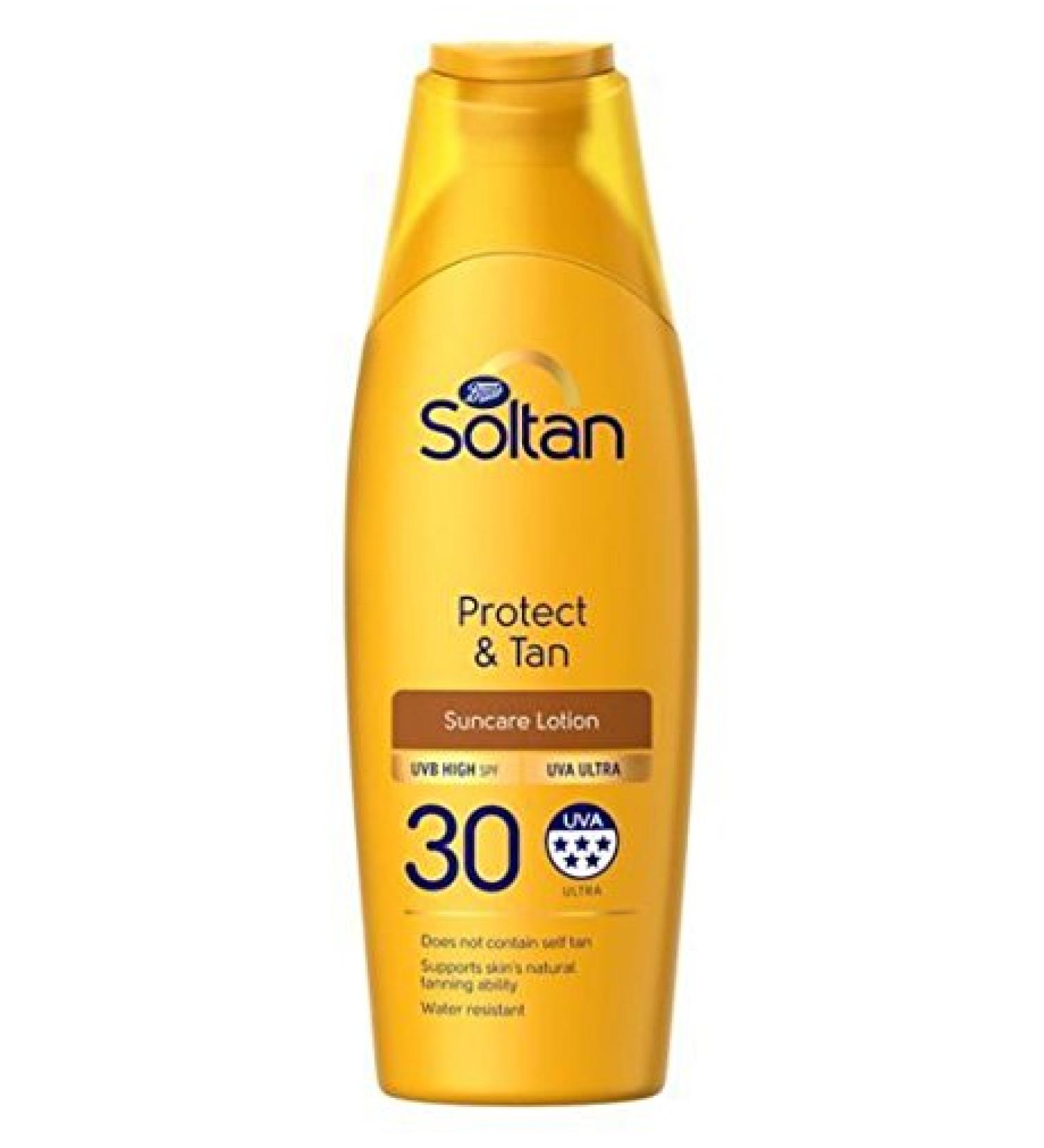 Soltan Protect & Tan Lotion SPF30 200ML