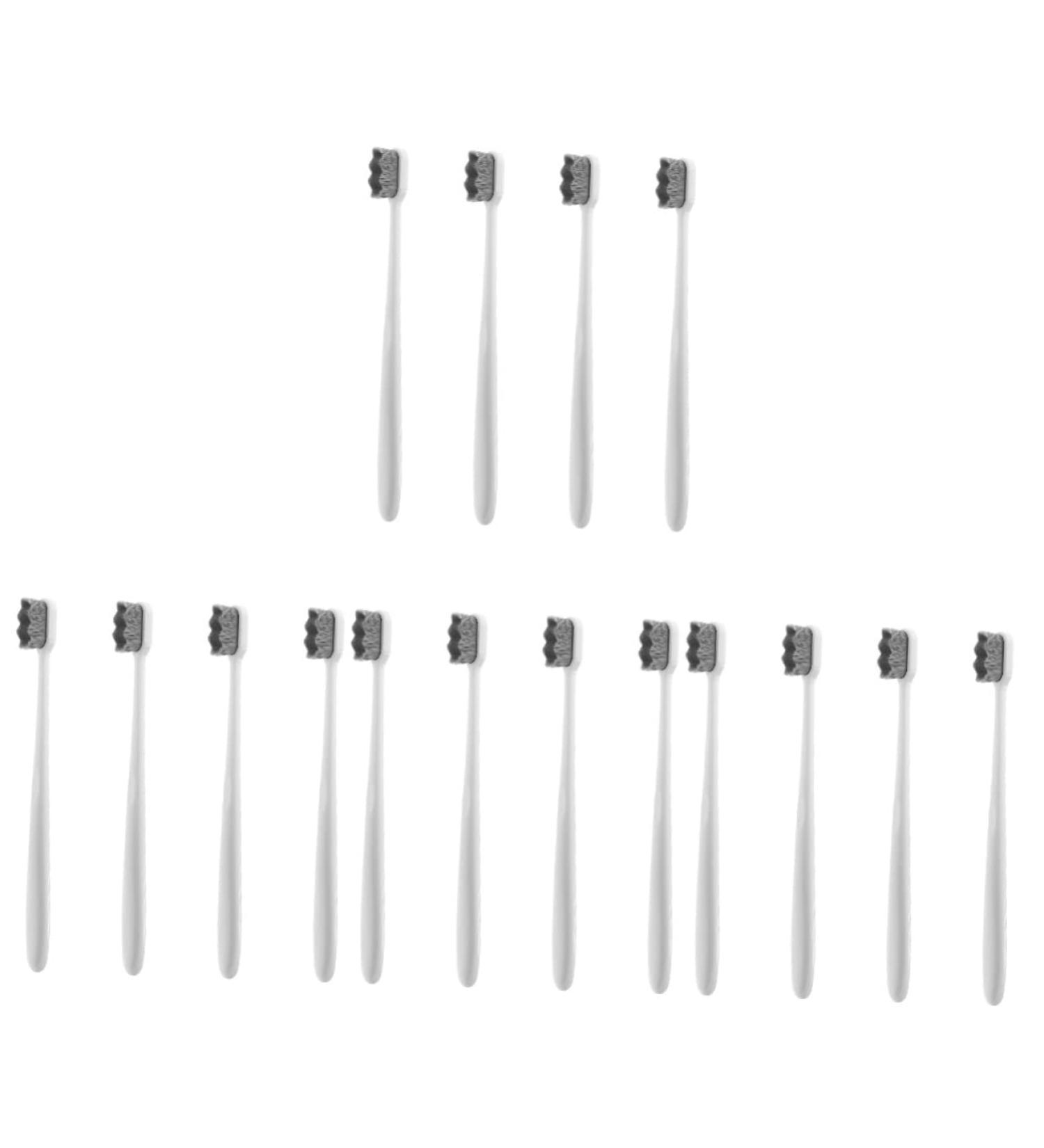 Gleavi 16-Piece Soft Toothbrush Set - Portable Travel & Camping Toothbrush for Children & Adults - Collapsible & Convenient Cleaning Solution - Buy Online on GoSupps.com