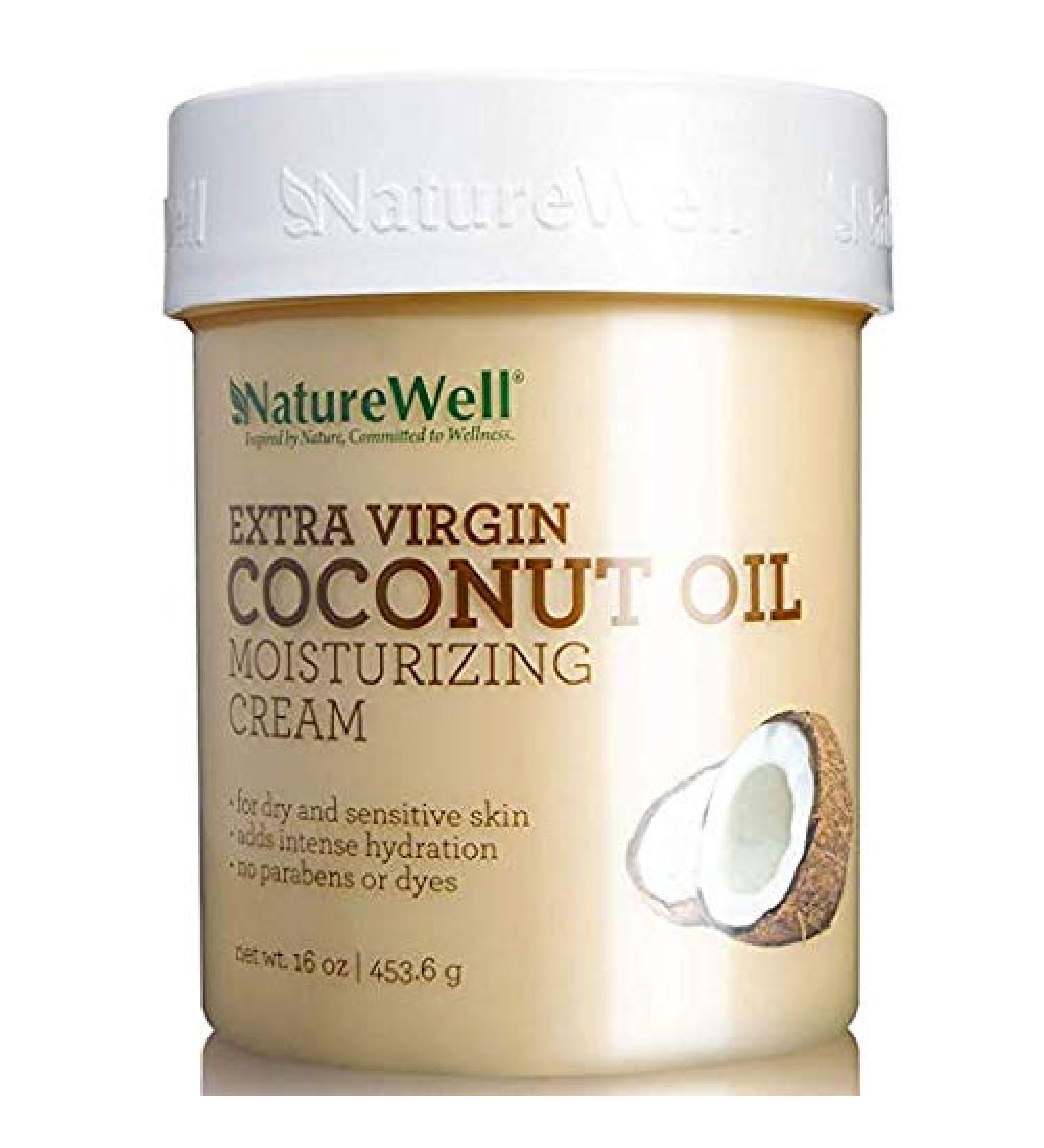 Nature Well Extra-Virgin Coconut Oil Moisturizing Cream 3 Packs (16 oz.) our cream is a light yet