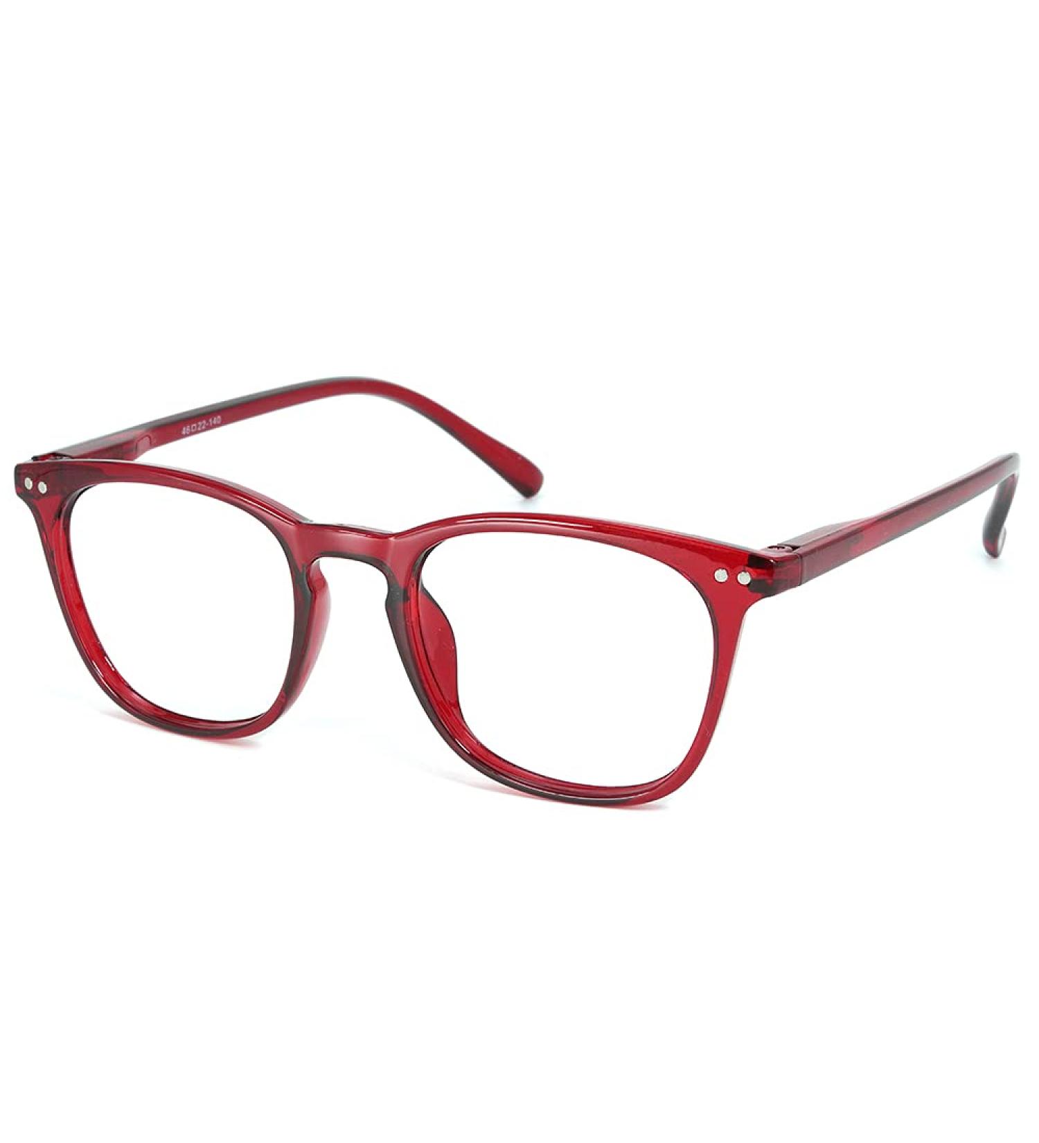 JiSoo Women's Reading Glasses 3.0 - Stylish Designer Readers with Spring Hinge in Red C-red | Comfortable & Trendy 3.0x Eyewear - Buy Online on GoSupps.com