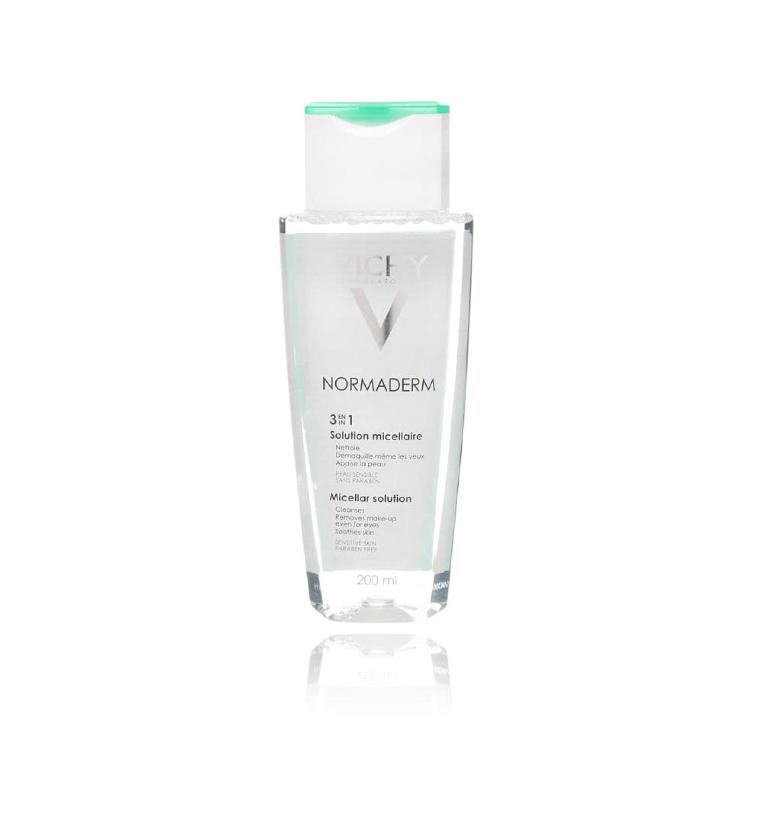 Vichy Normaderm Micellar Water 200ml - Purifying Cleanser for Acne-Prone Skin | International Shipping Available - Buy Online on GoSupps.com