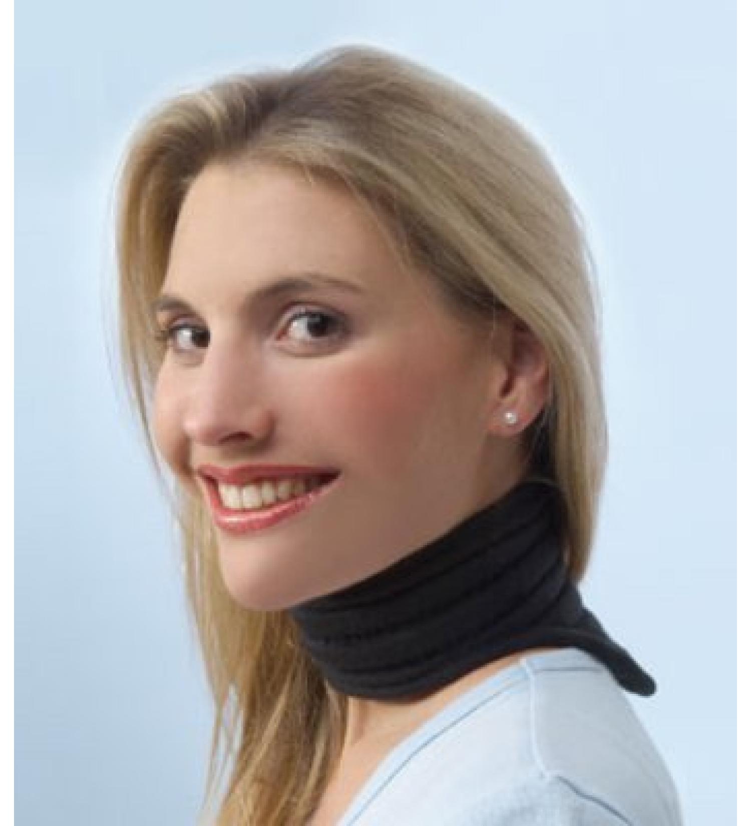 StatiMed Futur wellness scarf neck black (workm.) hot water bottles grain and cherry stone pillows