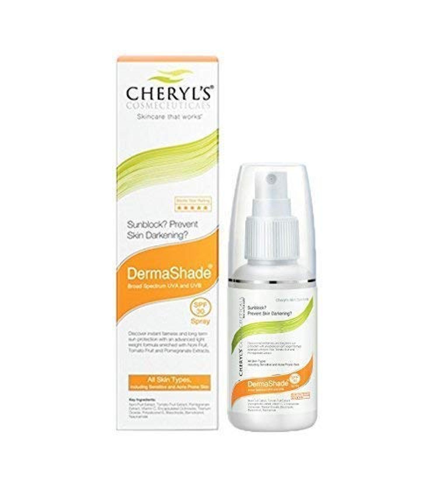 Cheryl'S Dermashade Spf 30 Spray - Oily And Sensitive Skin