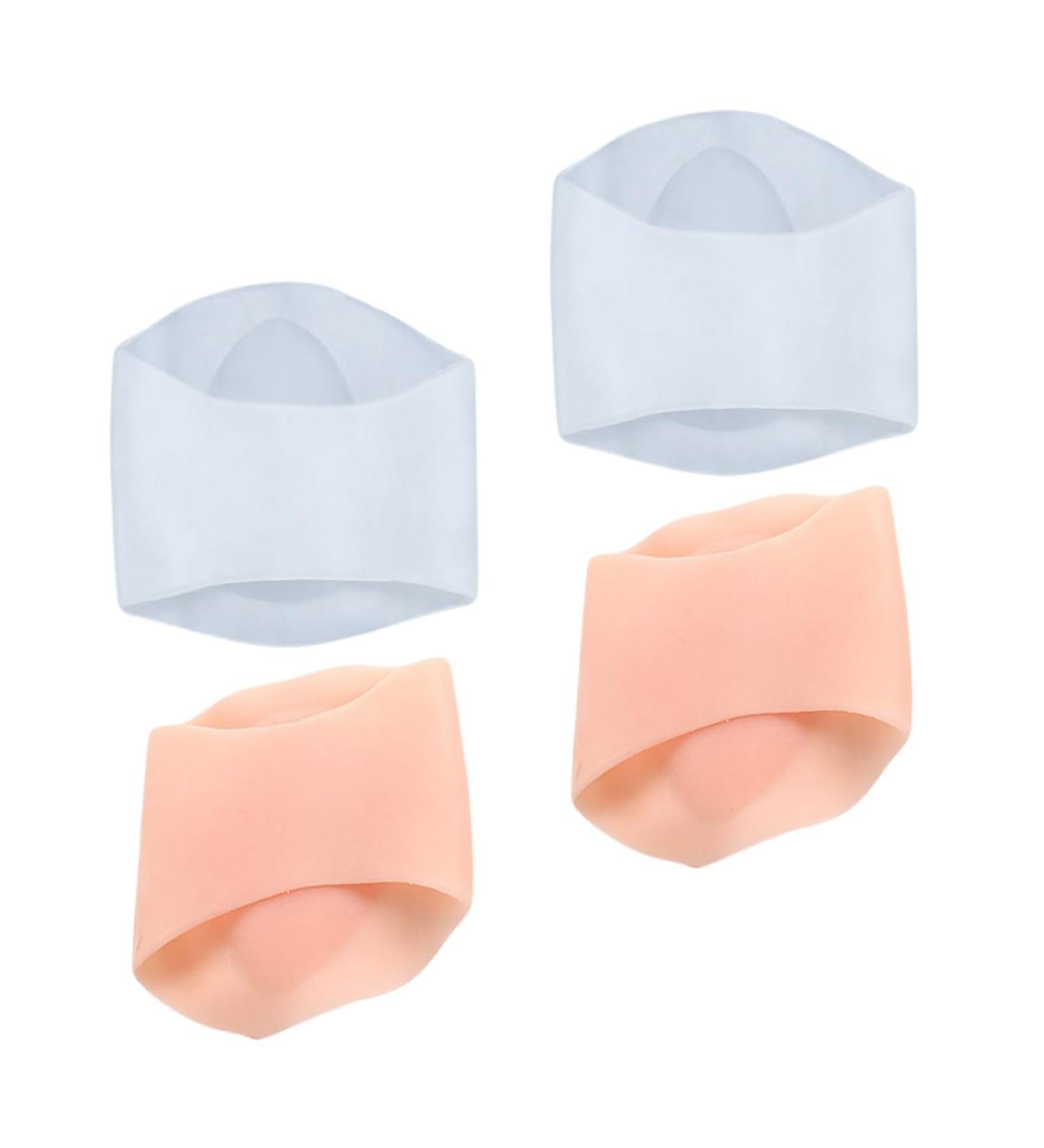 NOLITOY Silicone Arch Support Insoles - 2 Pairs Adhesive Foot Care Cushions for Enhanced Comfort - 10x10cm - Buy Online on GoSupps.com